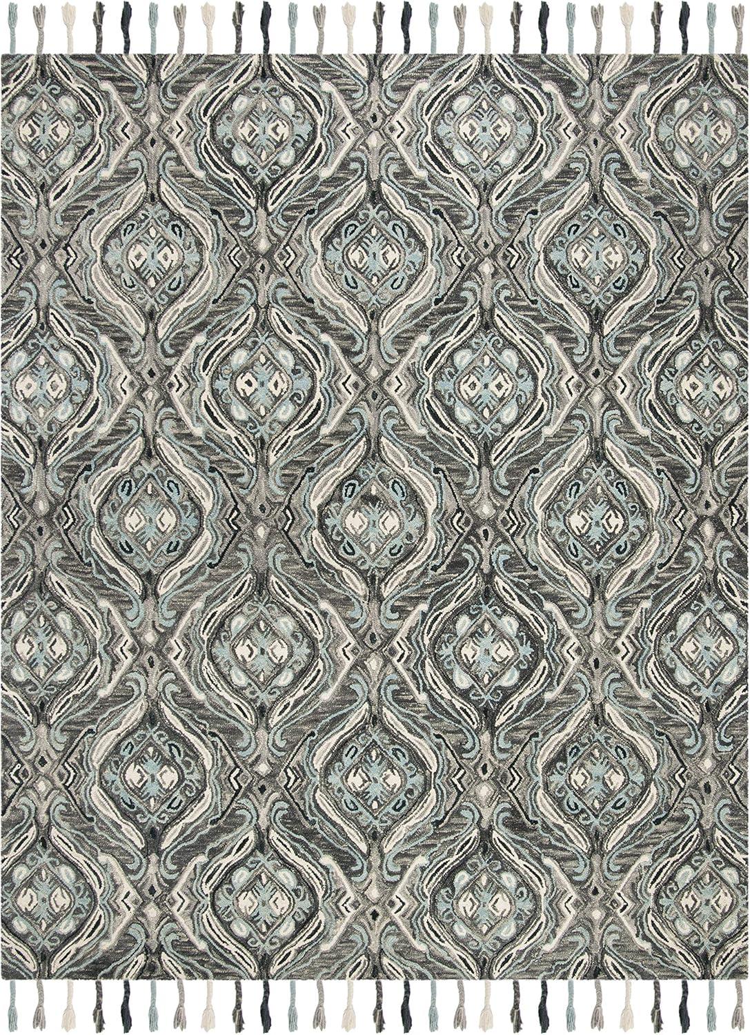 Suzani SZN206 Hand Hooked Area Rug  - Safavieh