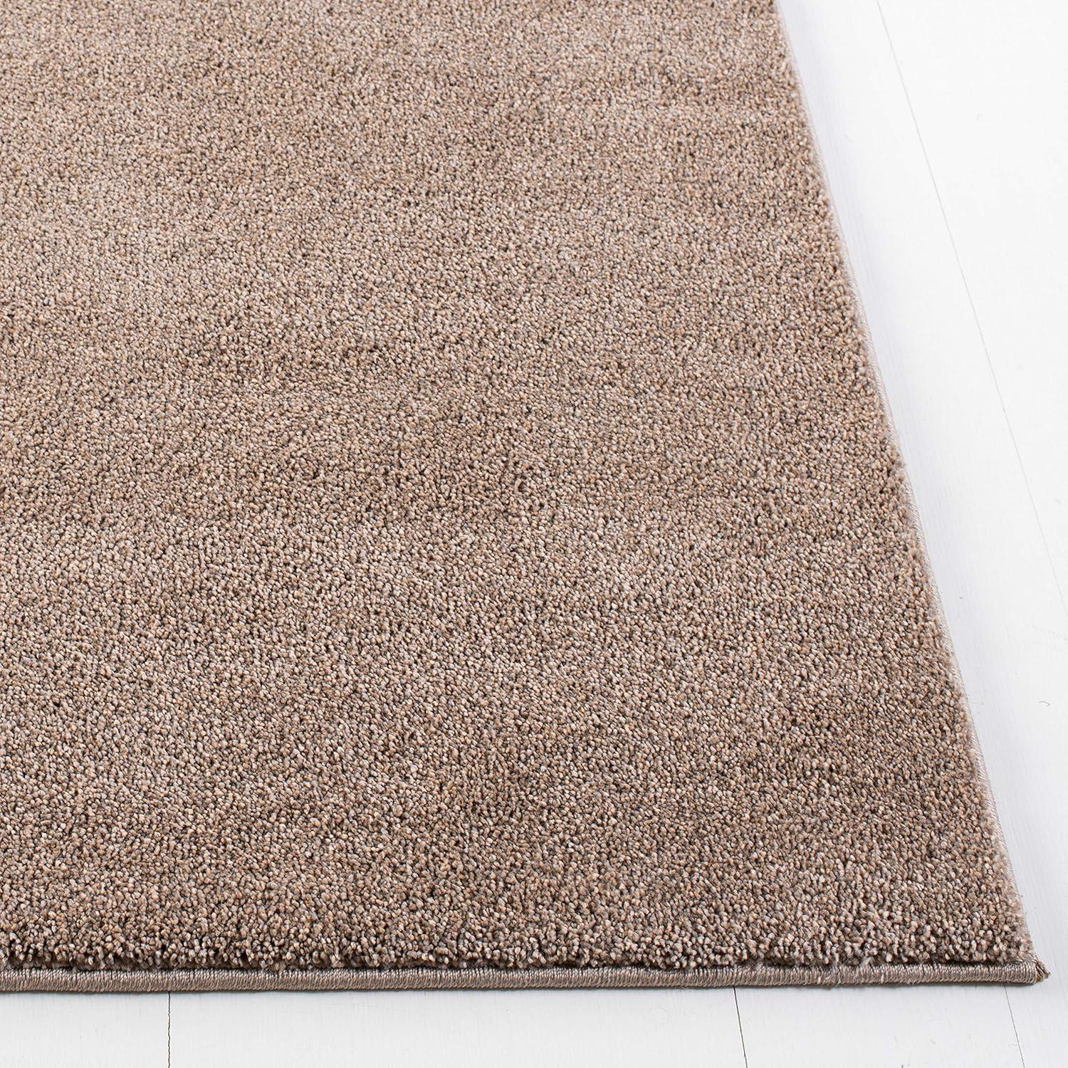 Taupe Contemporary Easy-Care Rectangular Area Rug - 5'5" x 7'7"