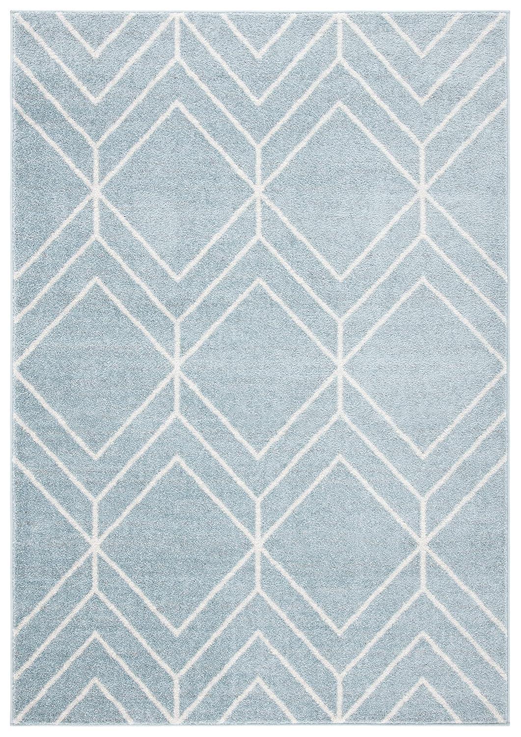 Adirondack ADR241 Machine Made Indoor Area Rug - Blue/Ivory - 9'x12' - Safavieh