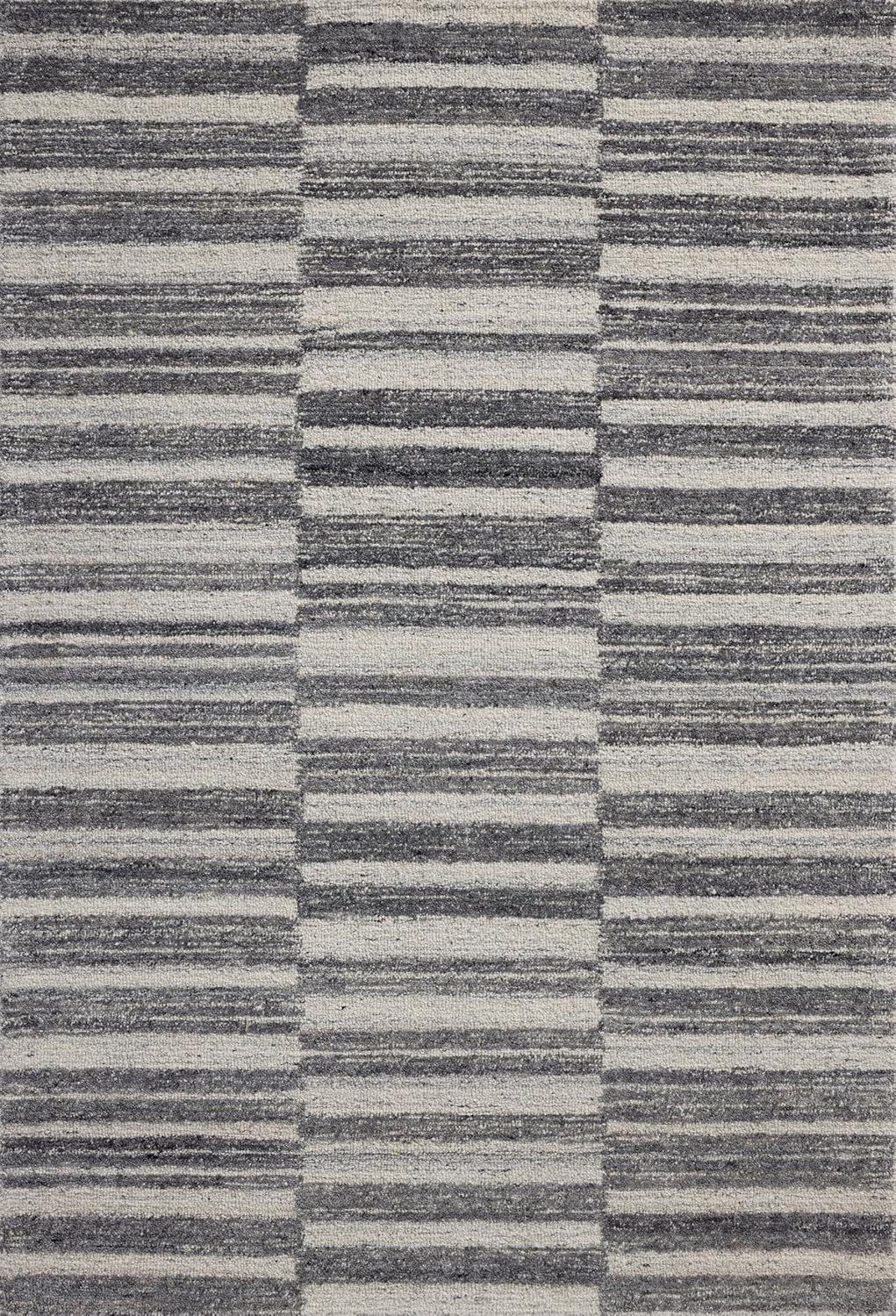 Magnolia Home by Joanna Gaines x Loloi Rae Charcoal / Mist Area Rug