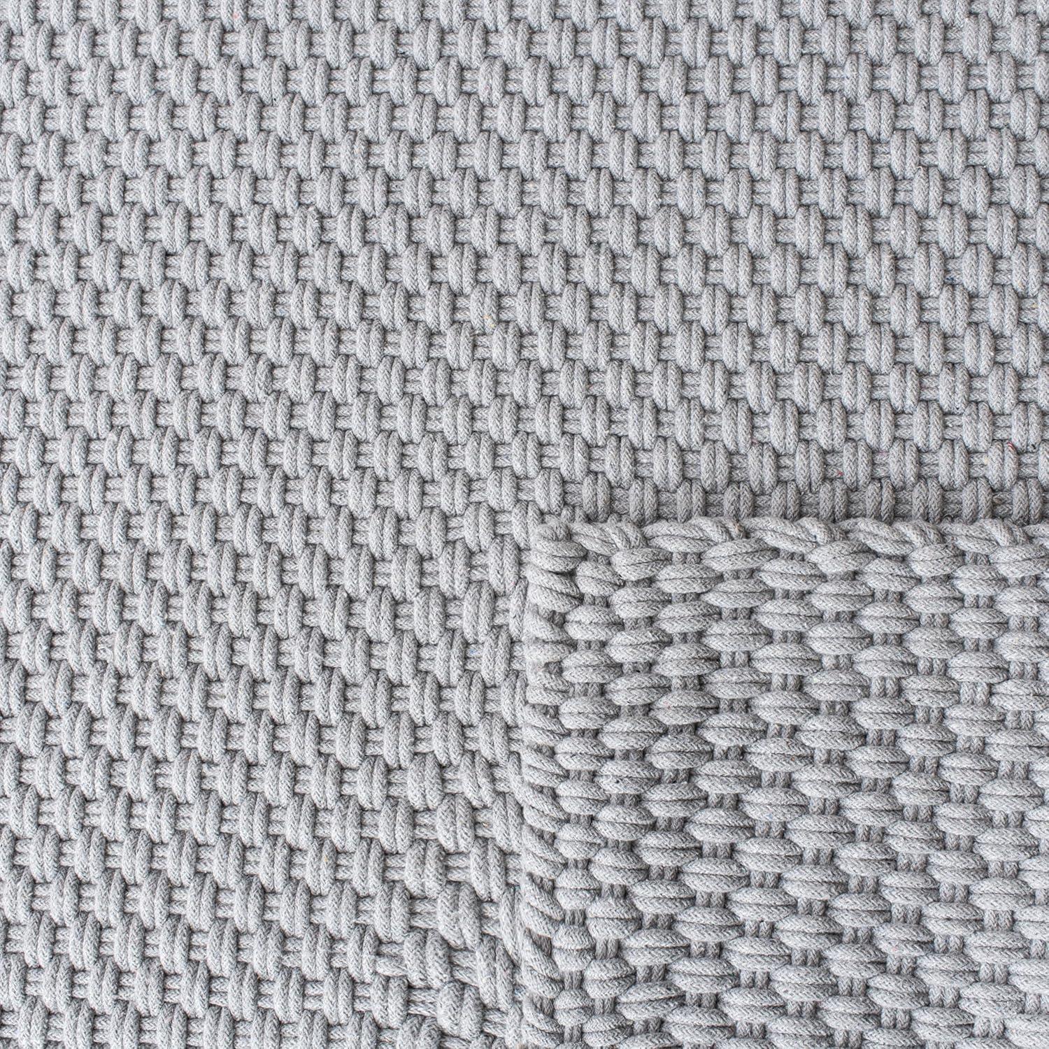 Salem SLM103 Hand Woven Area Rug - Grey - 5'x8' - Safavieh.