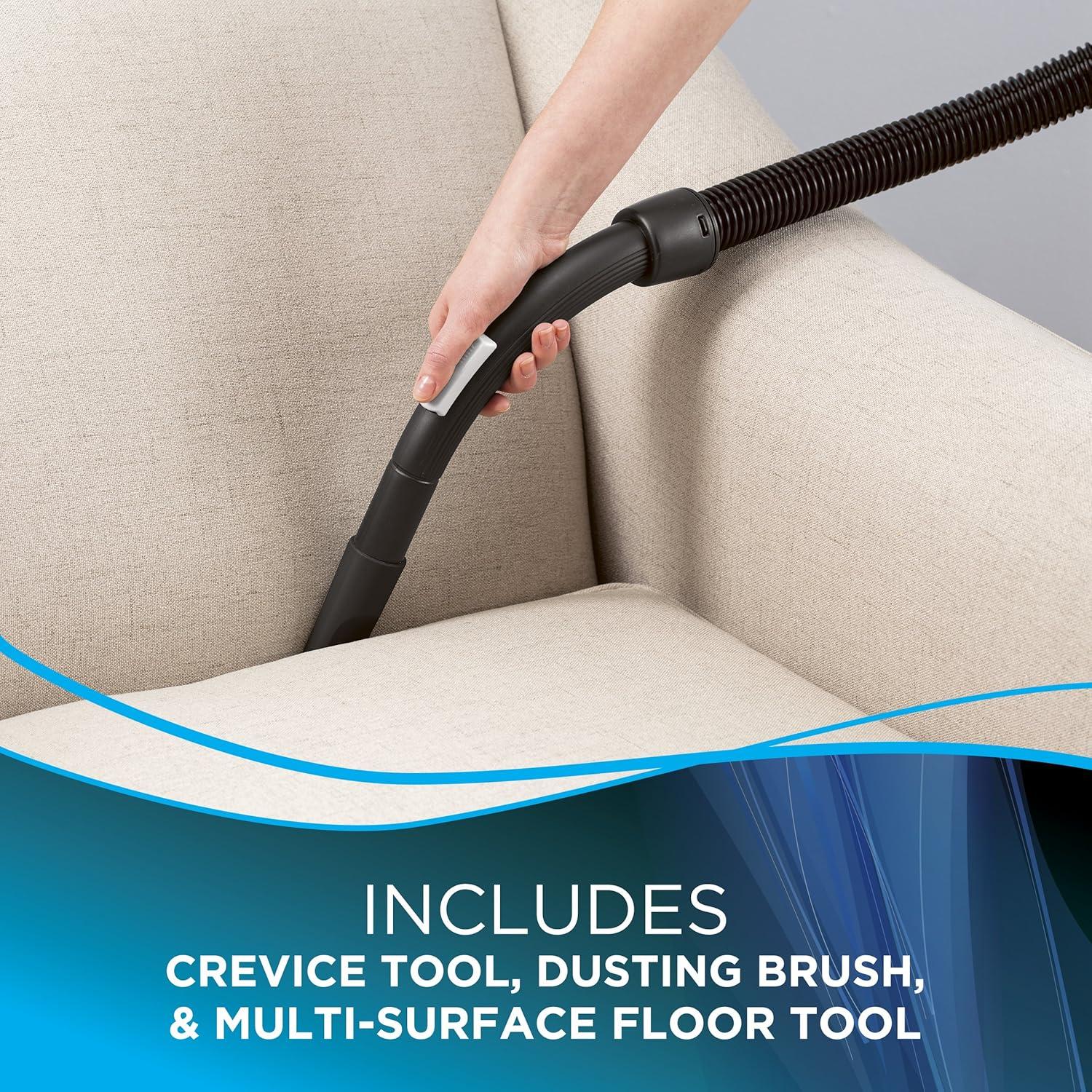 BISSELL Zing Bagless Canister Vacuum - 2156A: Lightweight Electric Cleaner, Multi-Surface, Automatic Cord Rewind