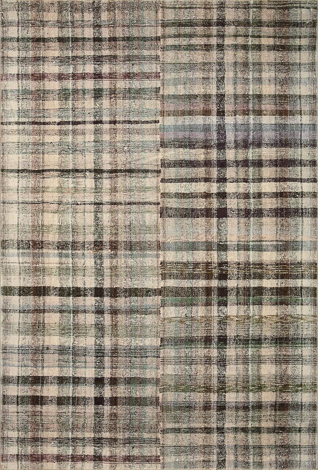 Humphrey Rug by Chris Loves Julia x Loloi - Forest and Multi / 5' x 7'
