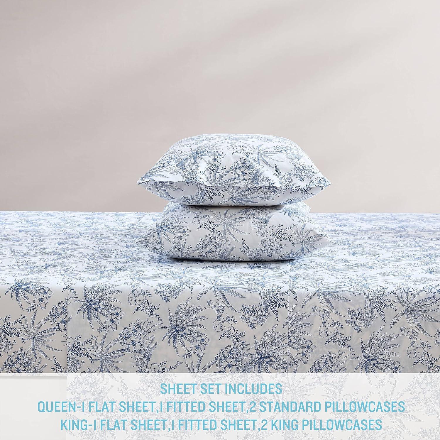 Tommy Bahama Cotton Percale Printed Sheet Sets