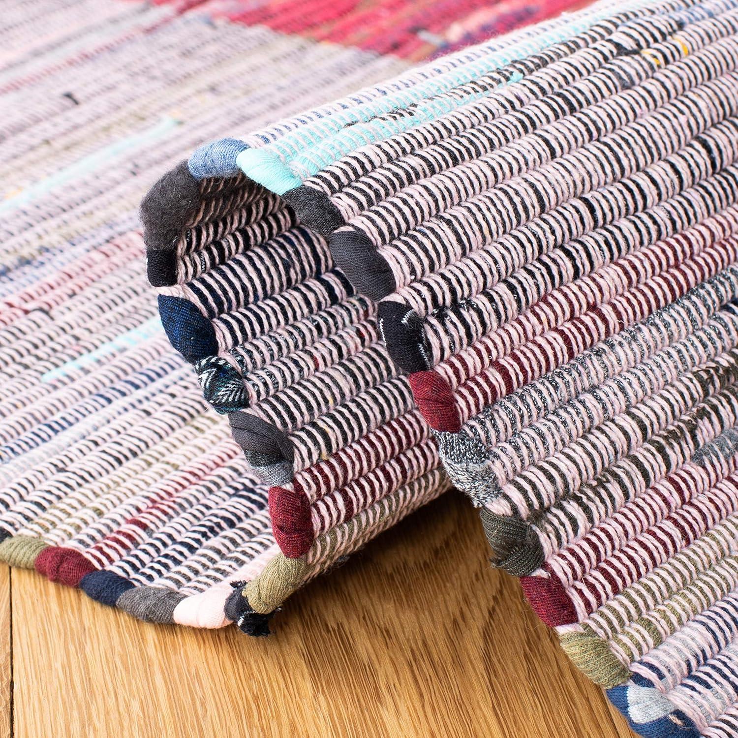 Rag Area Rug RAR122 Hand Woven Area Rug  - Safavieh