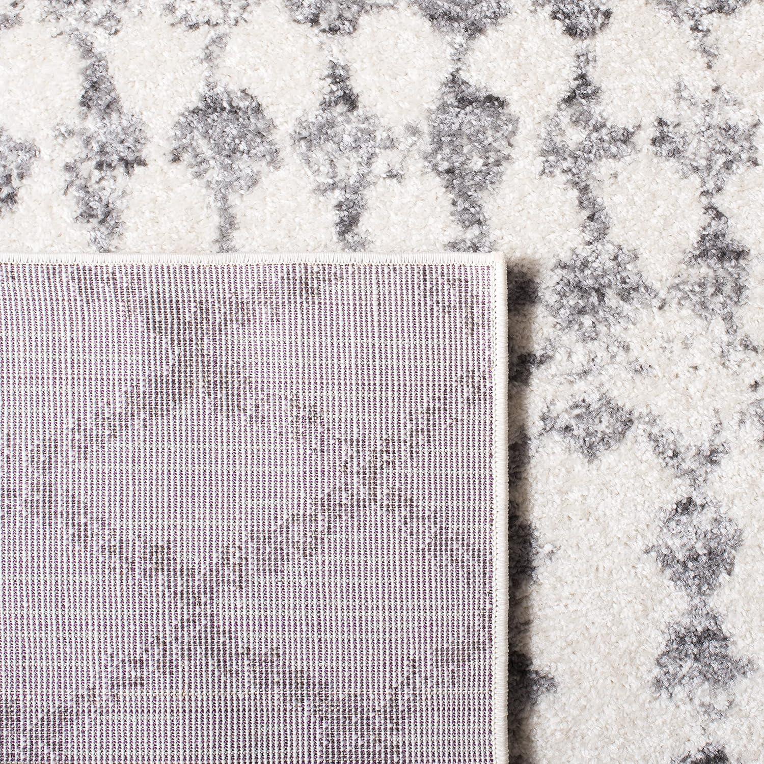 Tulum TUL657 Power Loomed Area Rug - Ivory/Grey - 5'5"x7'7" - Safavieh.
