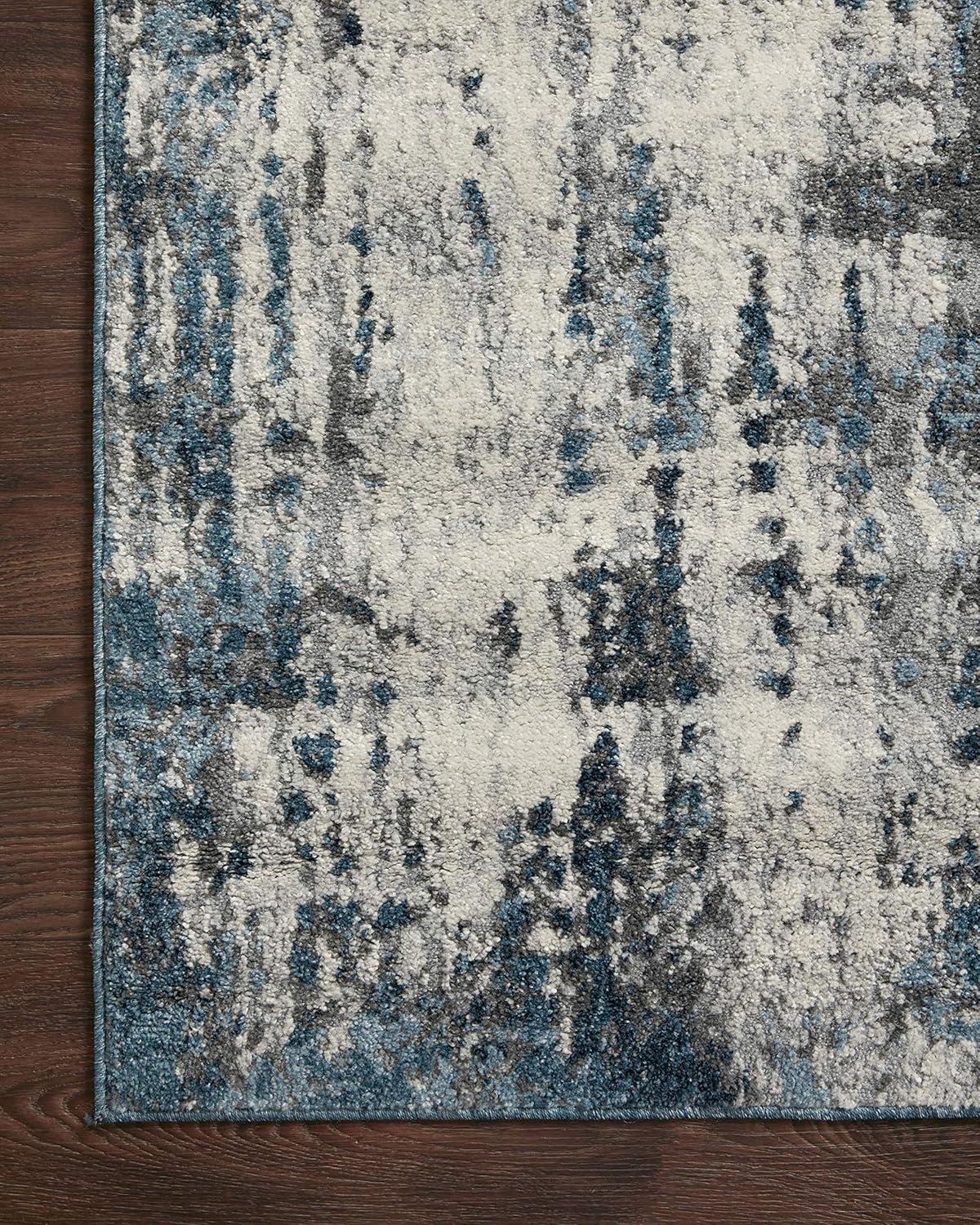 Austen Natural Ocean Abstract Washable Area Rug 5'3" x 7'7"