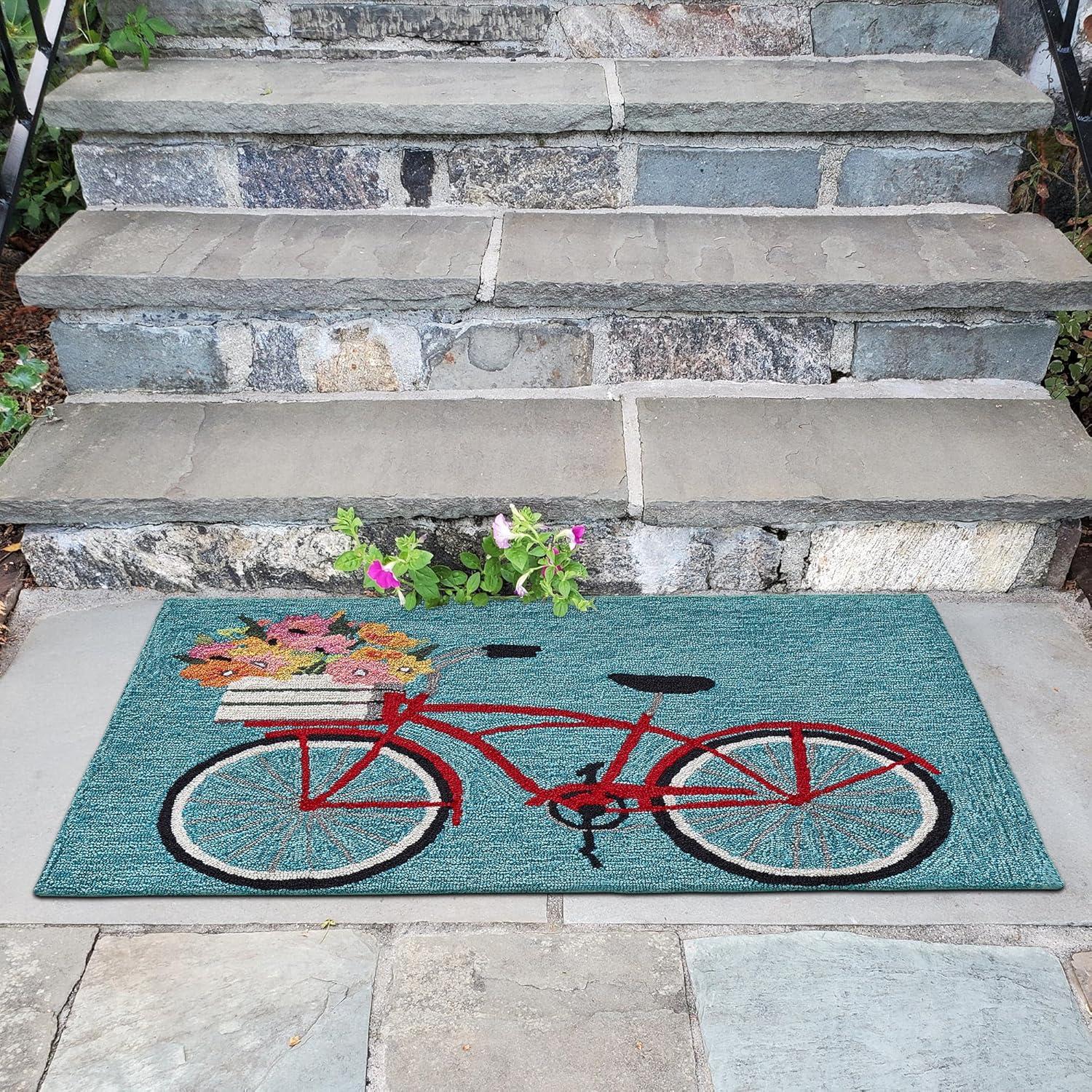 Liora Manne Frontporch Birds Indoor/Outdoor Rug Neutral 2'6" x 4'