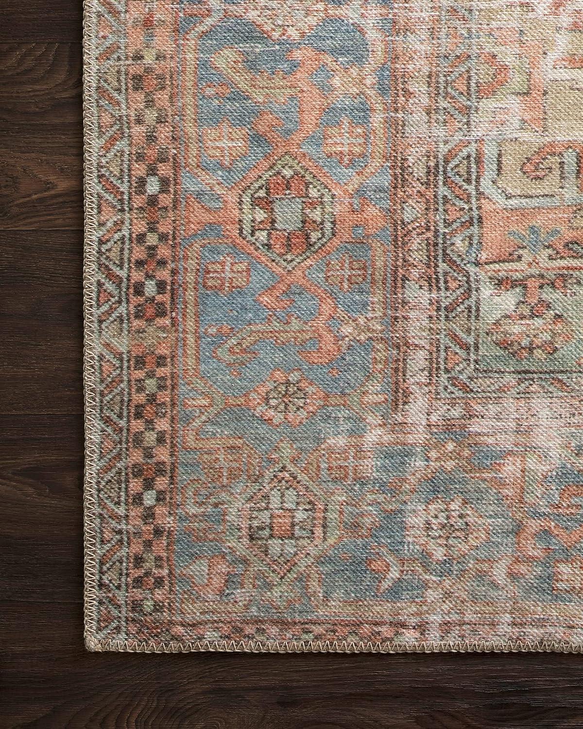 Terracotta Sky Traditional Trellis 7'6" x 9'6" Hand-knotted Area Rug