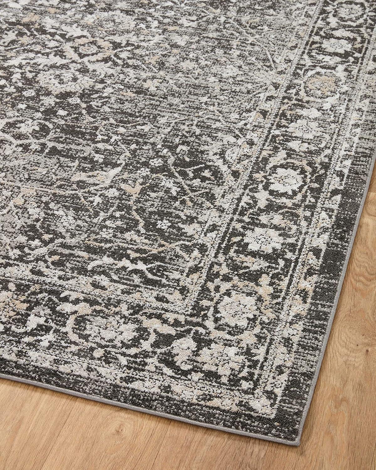 Loloi II Odette Charcoal / Silver 2'-7" x 10'-0" Runner Rug