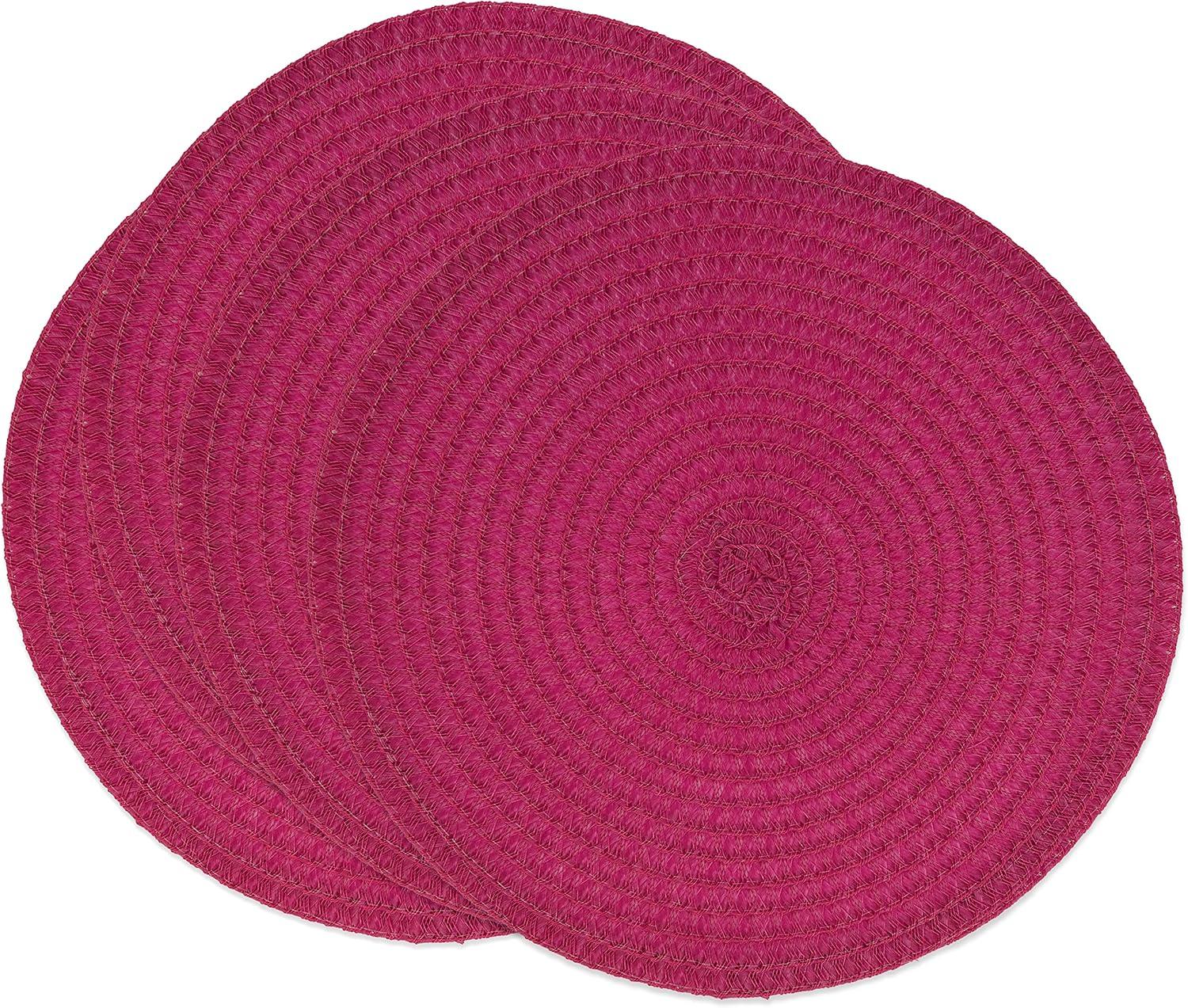 Brielle Polypropylene Plastic Round Placemat