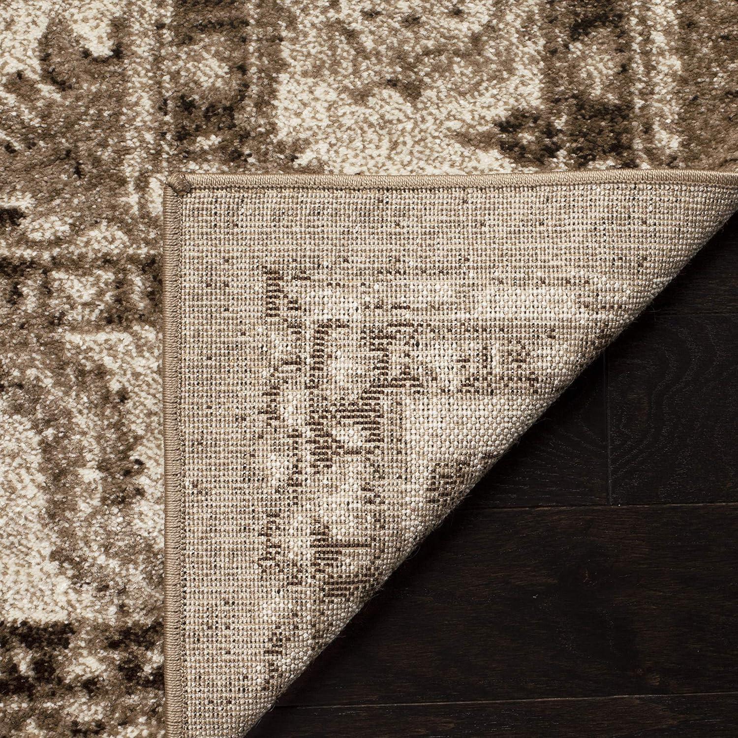 SAFAVIEH Vintage Hamadan Pema Traditional Area Rug, Taupe, 9' x 12'