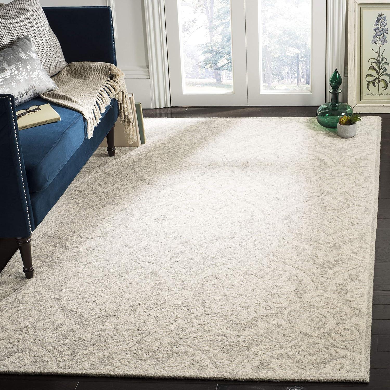 Tansy Wool Ivory/Gray Rug