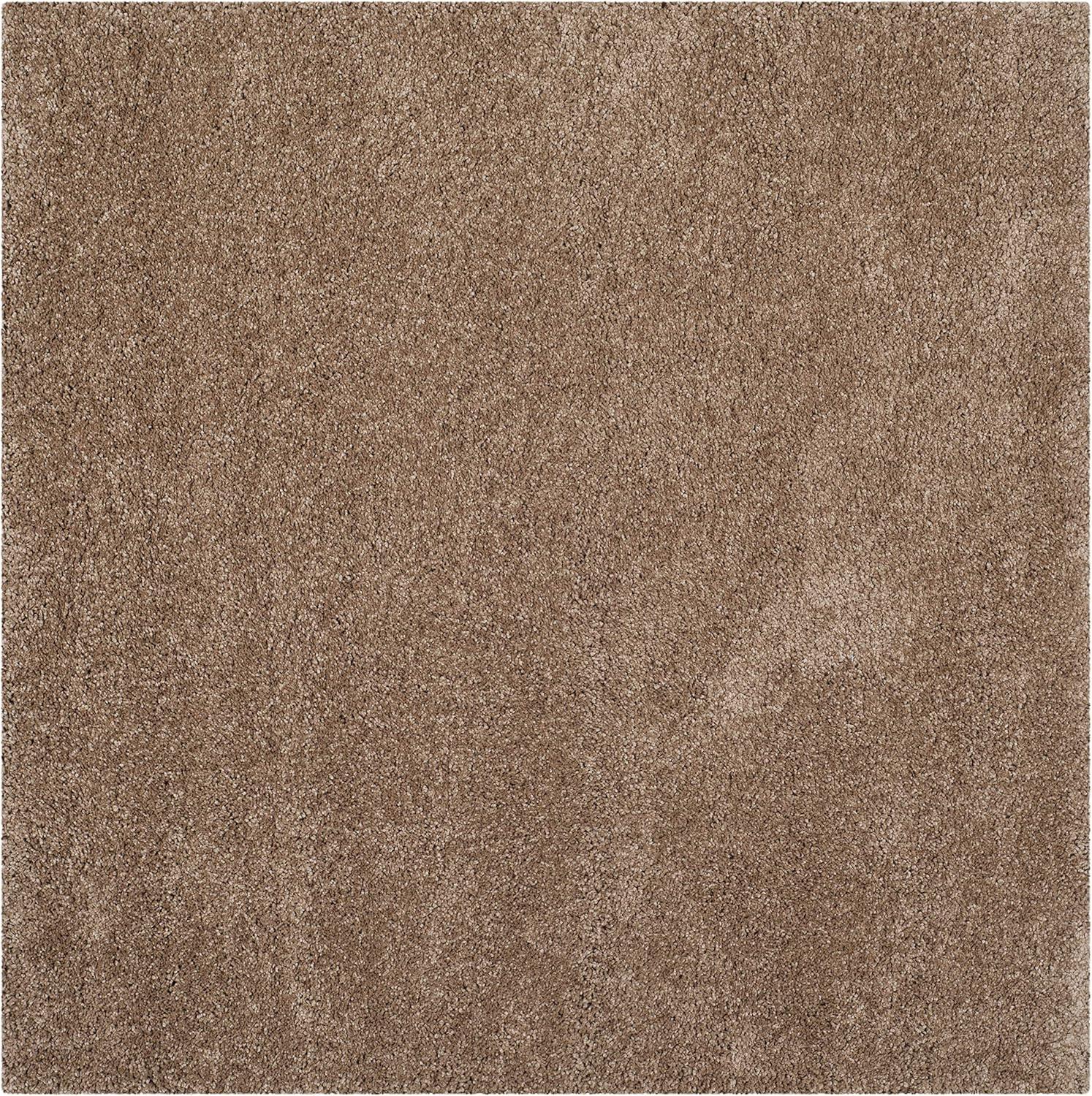 Milan Shag SG180 Power Loomed Indoor Area Rug - Navy - 7'x7' - Safavieh
