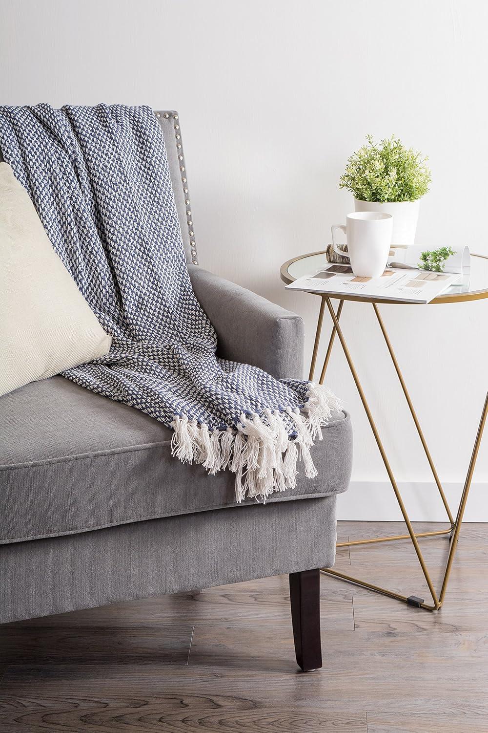 Design Imports Hand Woven Throw Blanket