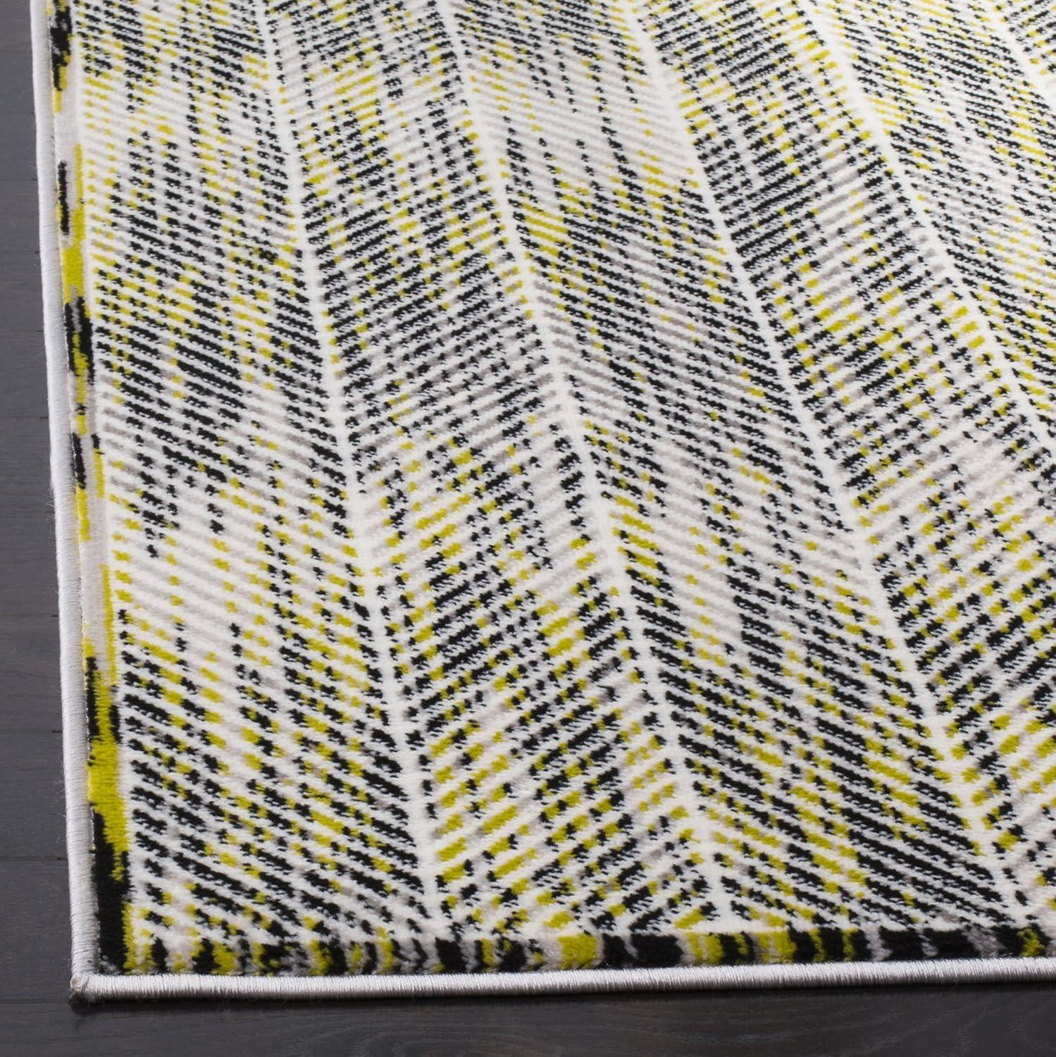 SAFAVIEH Skyler Catriona Striped Area Rug, Grey/Green, 8' x 10'