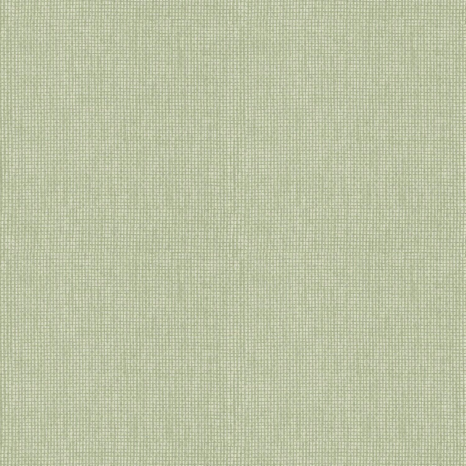 Dunstan Green Basketweave Vinyl Wallpaper