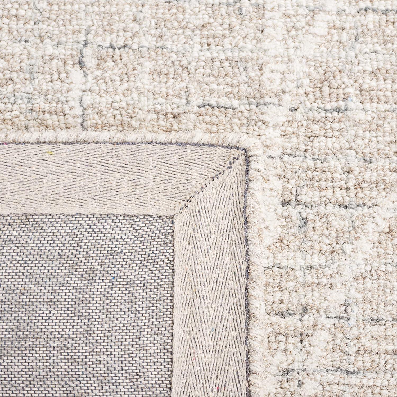 Metro MET881 Hand Tufted Indoor Area Rug - Beige/Ivory - 4'x6' - Safavieh
