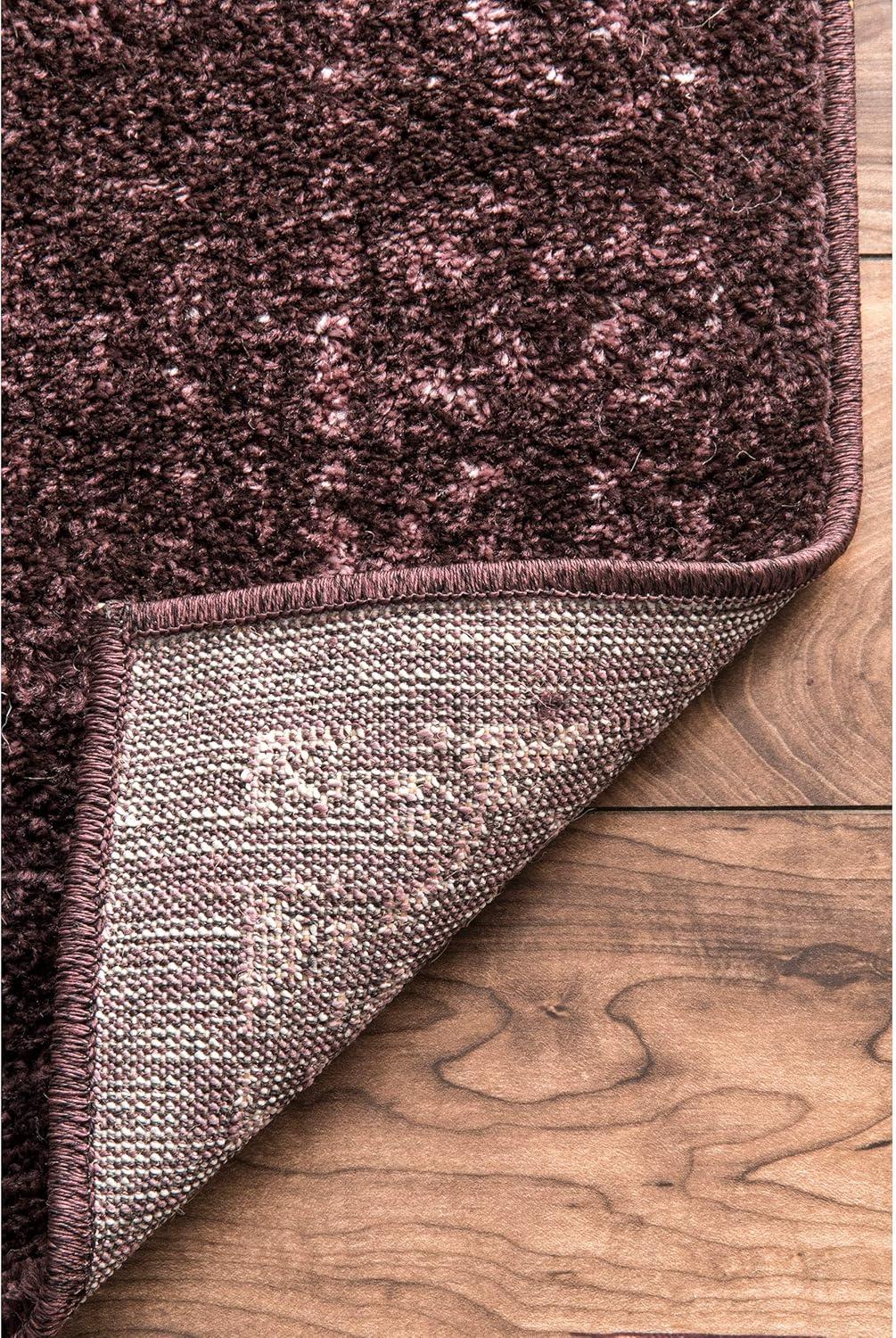 Nuloom Arlena Oriental/Persian 8x10 Indoor Area Rug for Living Room Bedroom Dining Room Kitchen, Burgundy/Pink