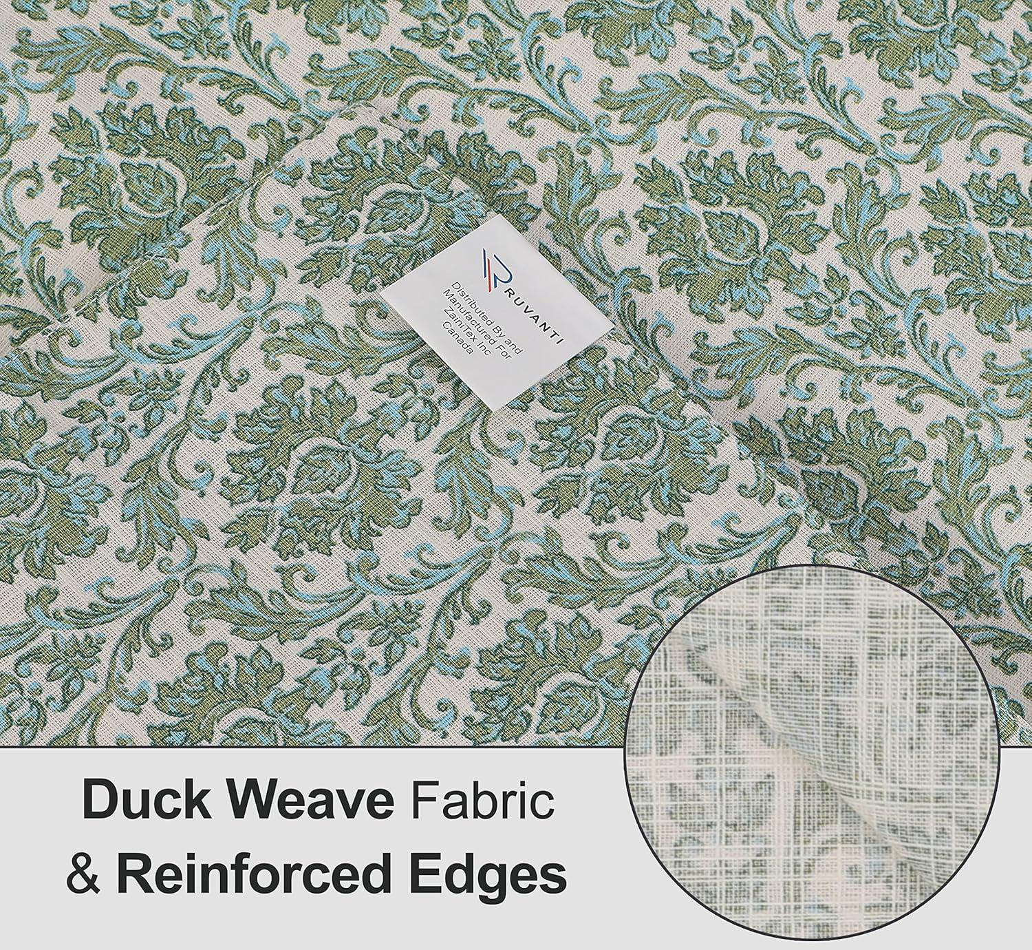 Ruvanti Dining Table Rectangle Placemats 100% Cotton Multi Pattern 13x19 Inches (Set of 6)