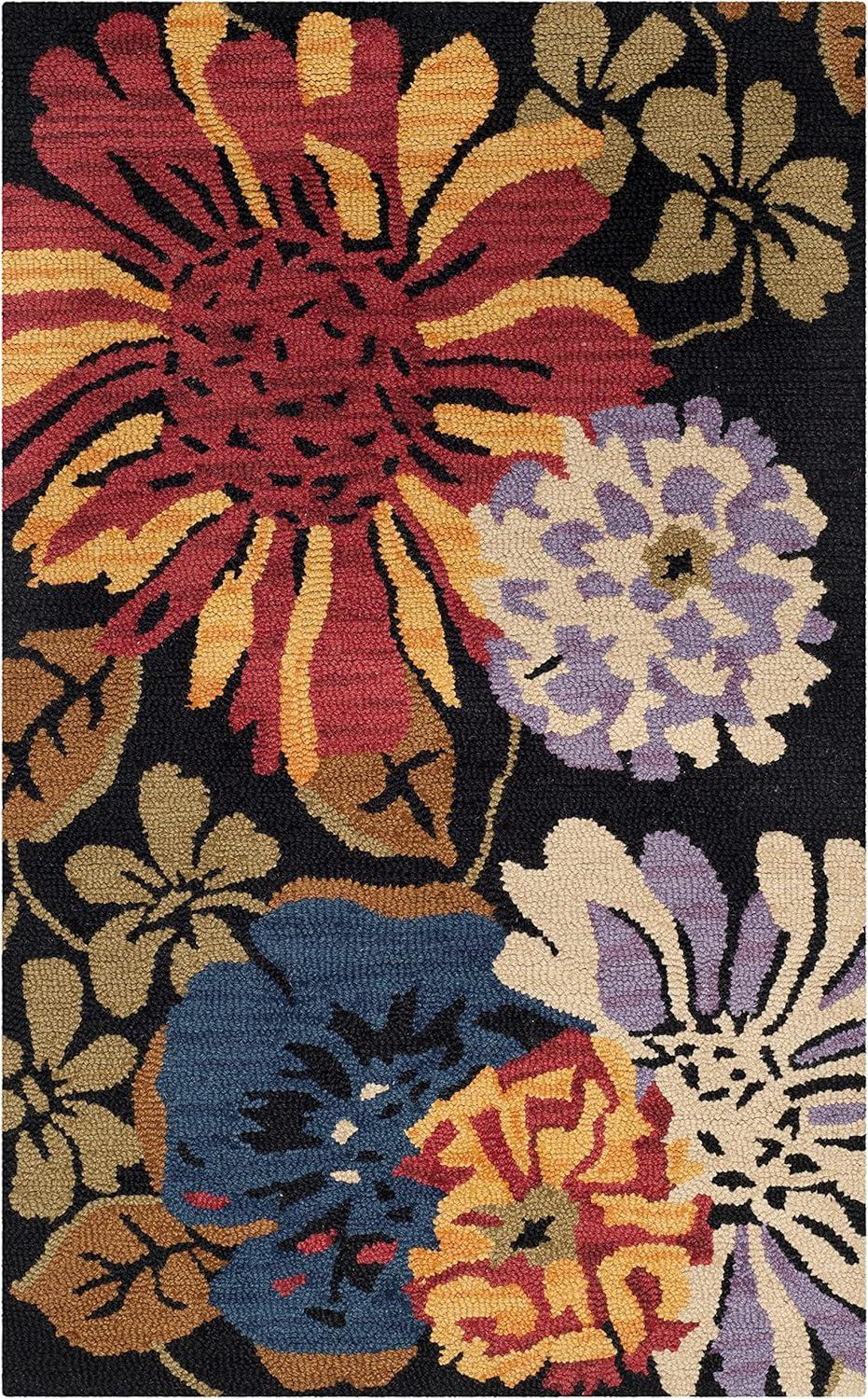 Arber Hand Tufted Wool Floral Rug