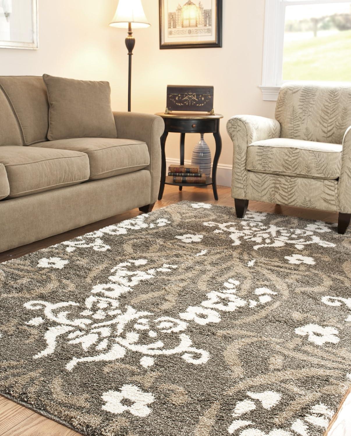 Florida Shag SG457 Power Loomed Rugs - Safavieh