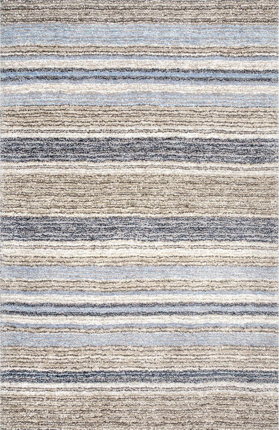 8'x10' Drey Ombre Shag Area Rug Denim - nuLOOM