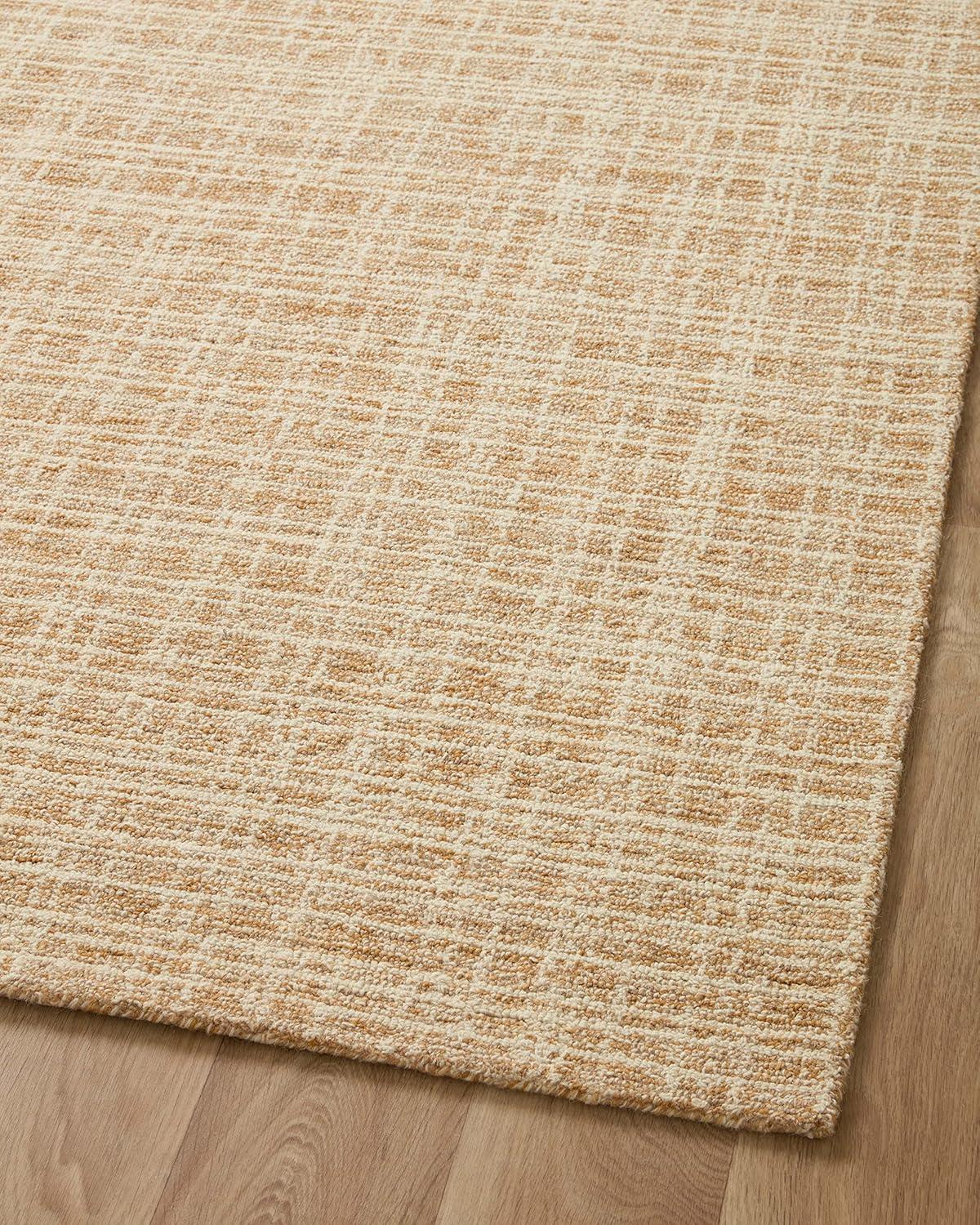 Chris Loves Julia x Loloi Polly Checkered Straw/Ivory Area Rug