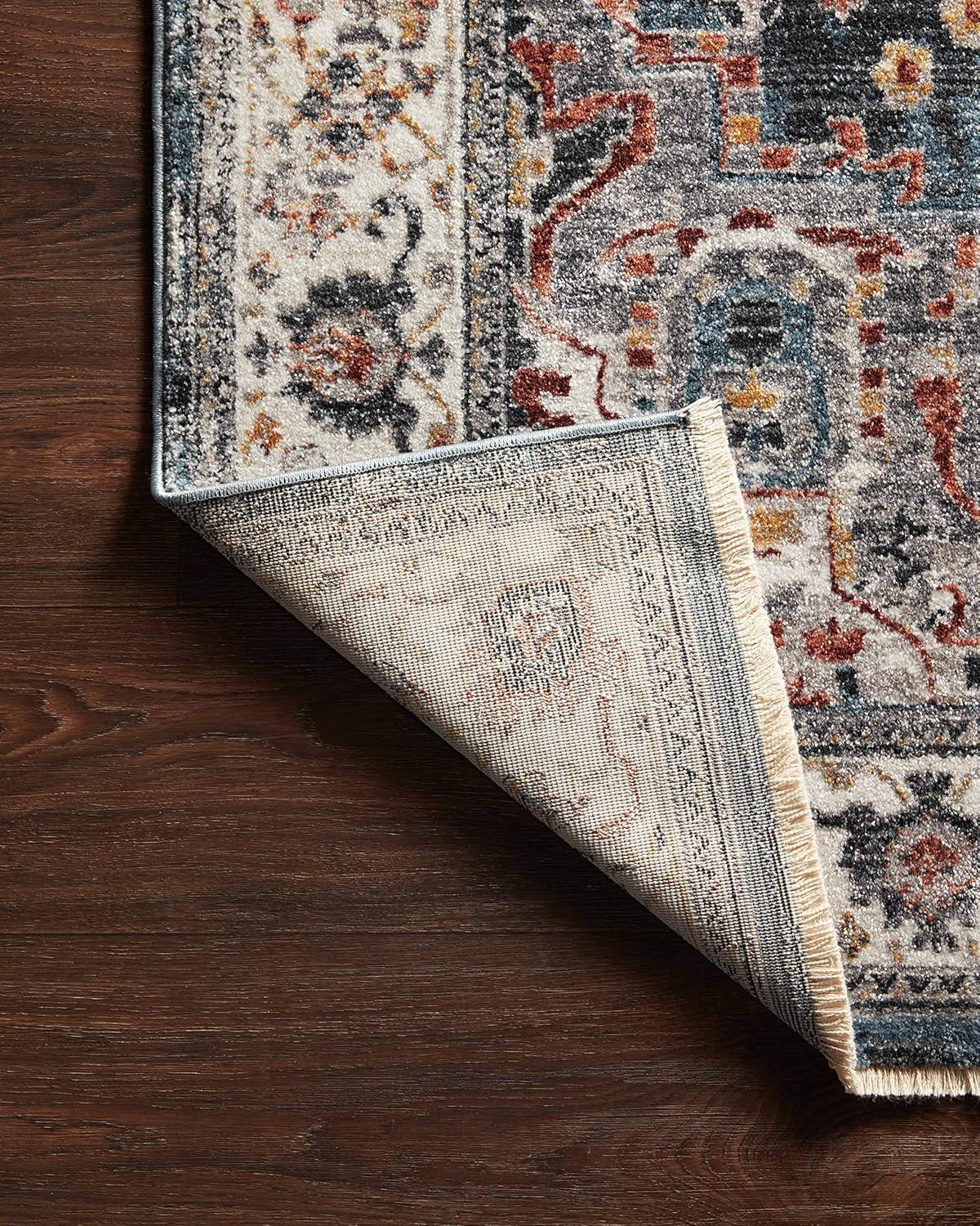 Loloi II Samra SAM-04 Slate / Multi Oriental Area Rug 2'-3" x 3'-10"