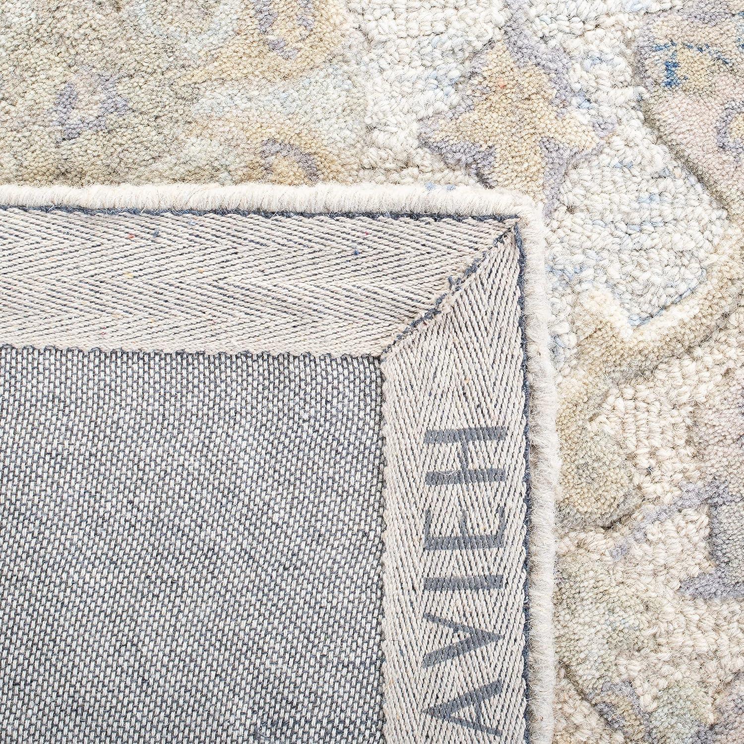 Glamour GLM622 Hand Tufted Runner Rug - Grey/Blue - 2'3"x8' - Safavieh.