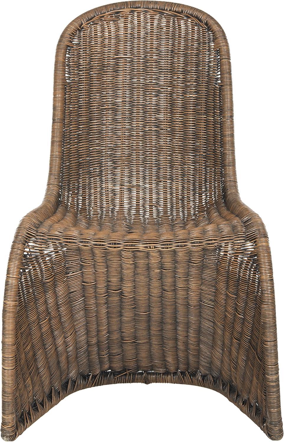 Tana Wicker Side Chair (Set of 2) - SEA8009 - Natural White Wash - Safavieh