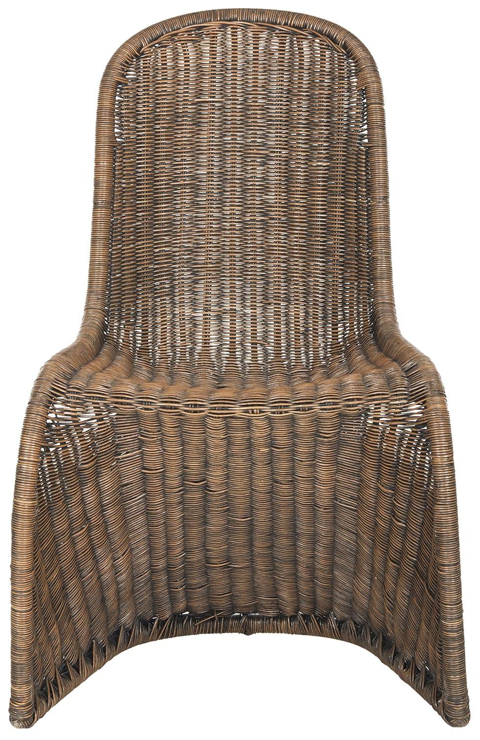 Tana Wicker Side Chair (Set of 2) - SEA8009 - Natural White Wash - Safavieh