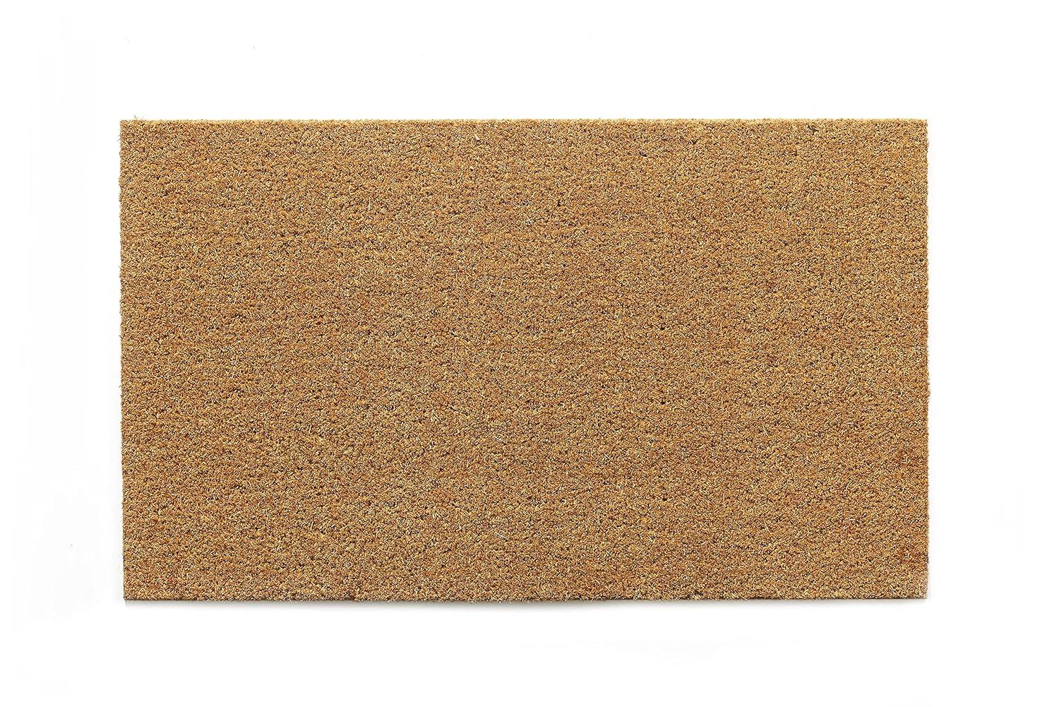 Ophelia & Co. Alece Extra Thick Outdoor Doormat Handwoven Durable Natural Coir Entryway Front Door Porch Patio