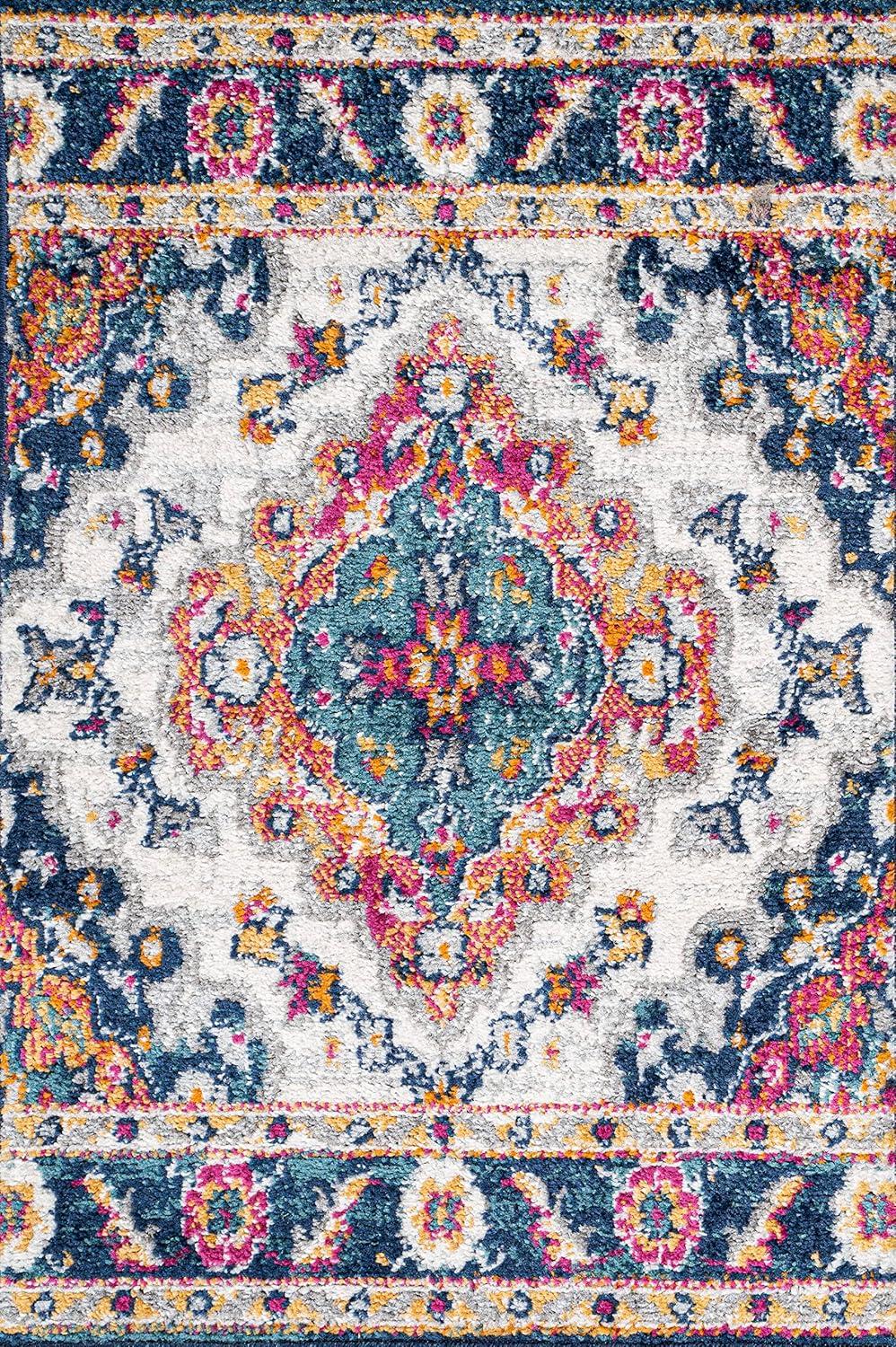 Bohemian Inspired Flair Boho Vintage Medallion Area Rug - JONATHAN Y