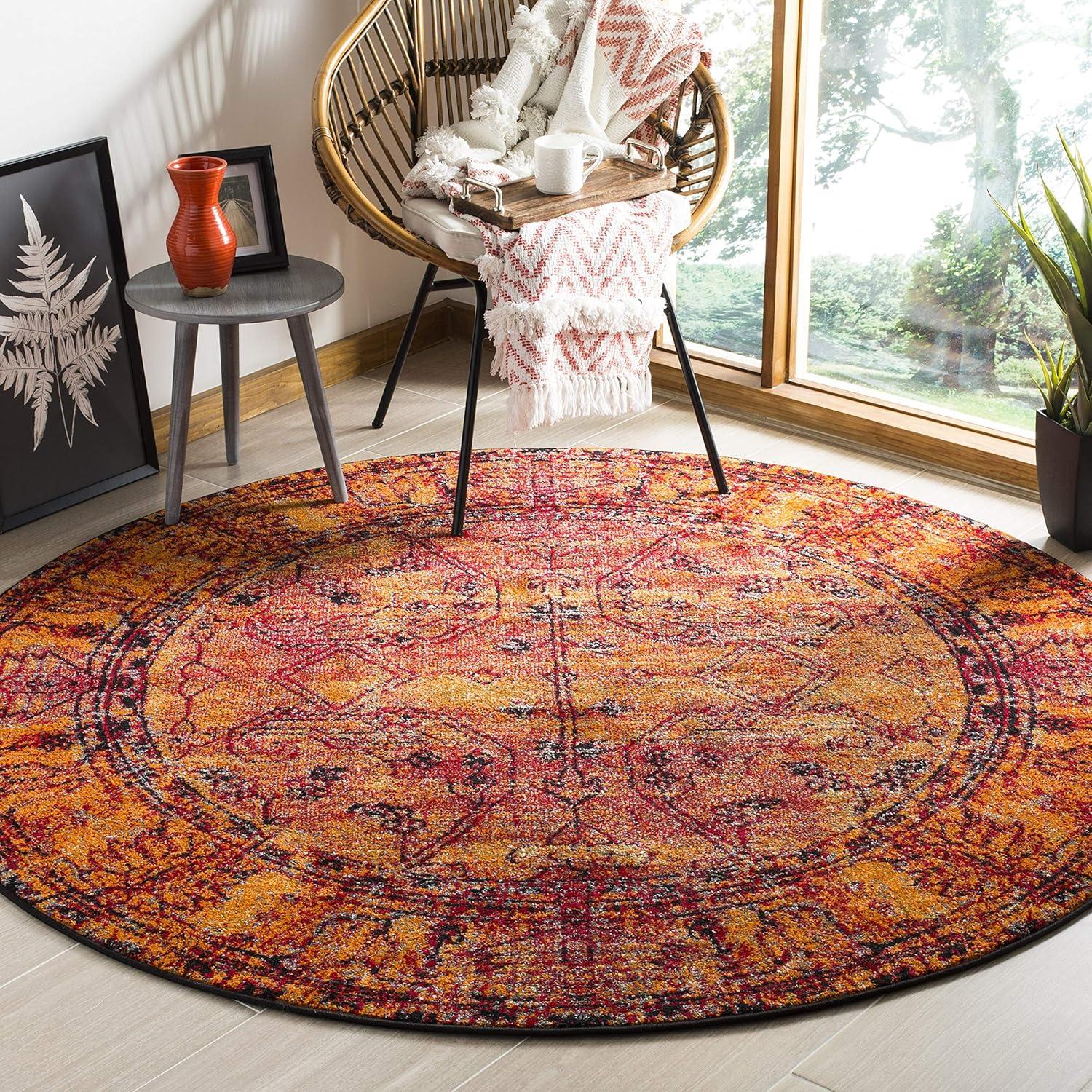 Vintage Hamadan VTH216 Power Loomed Area Rug  - Safavieh