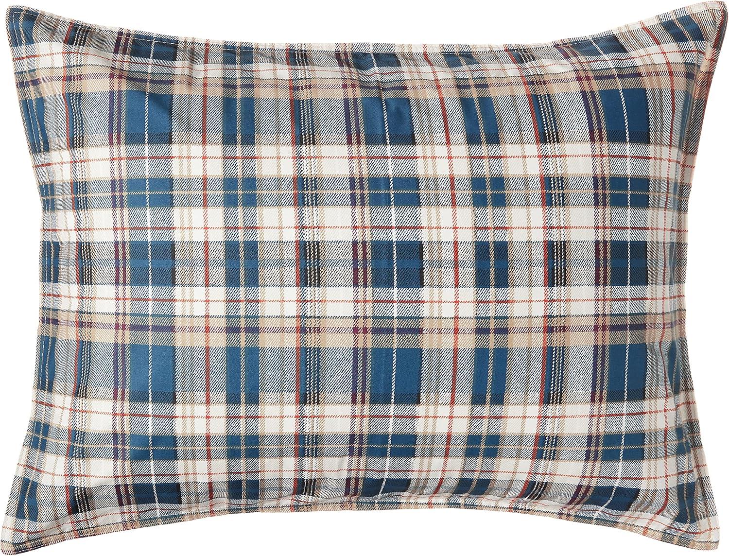 Eddie Bauer Port Gamble Indigo Cotton Duvet Cover Set