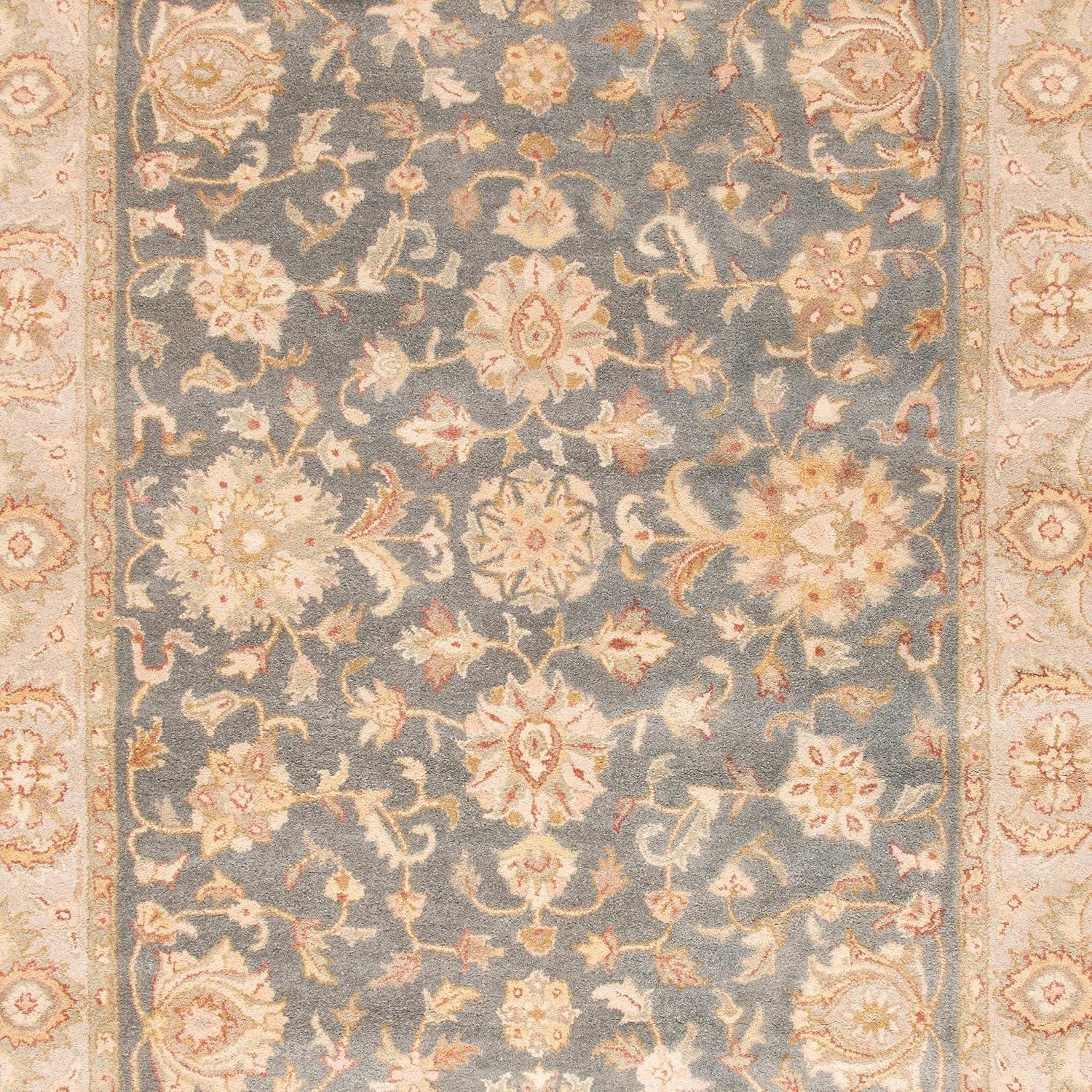 Antiquity AT312 Hand Tufted Area Rug - Blue/Beige - 8'3"x11' - Safavieh.