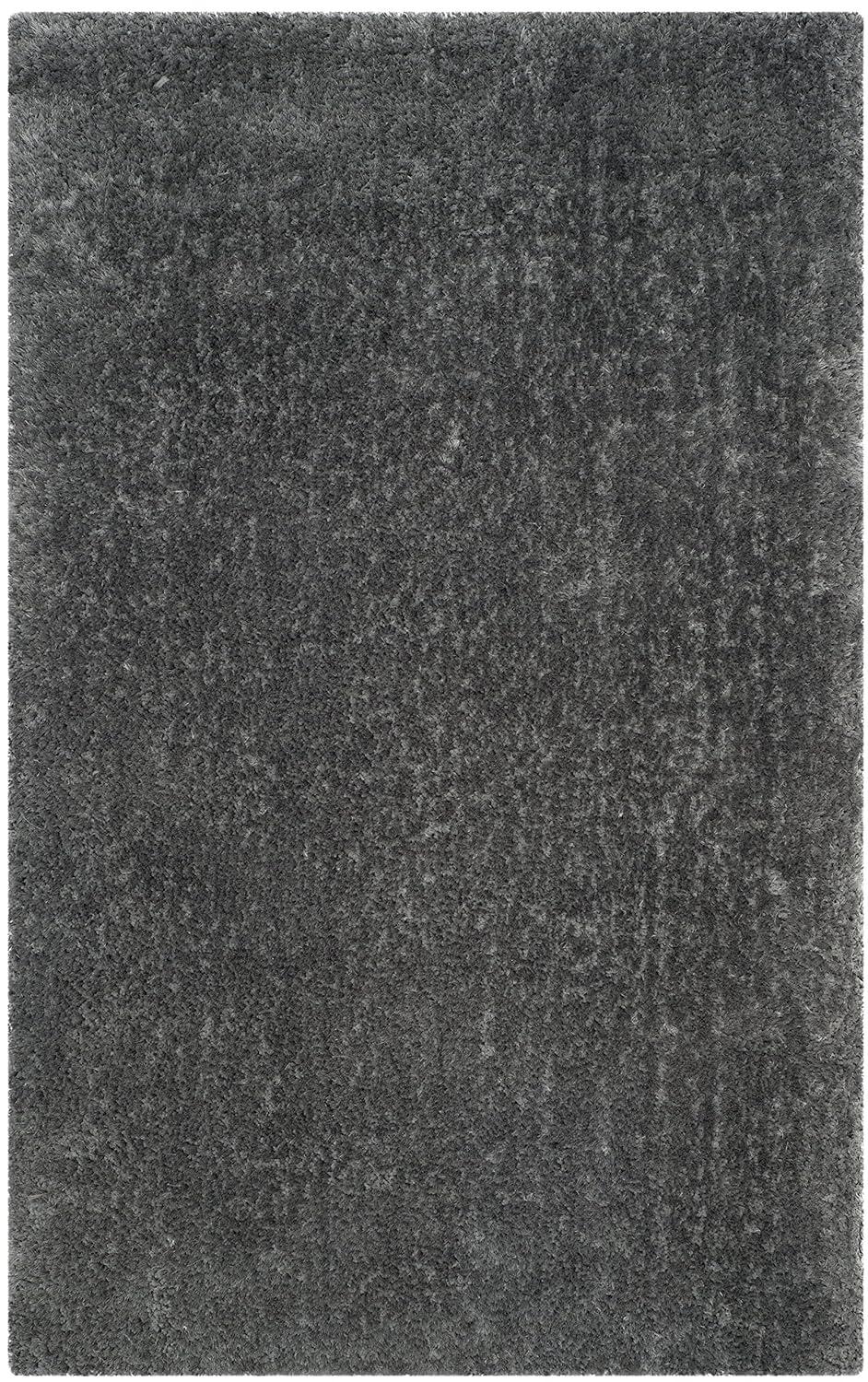 Luxe Shag SGX160 Hand Tufted Indoor Area Rug - Grey - 5'x8' - Safavieh