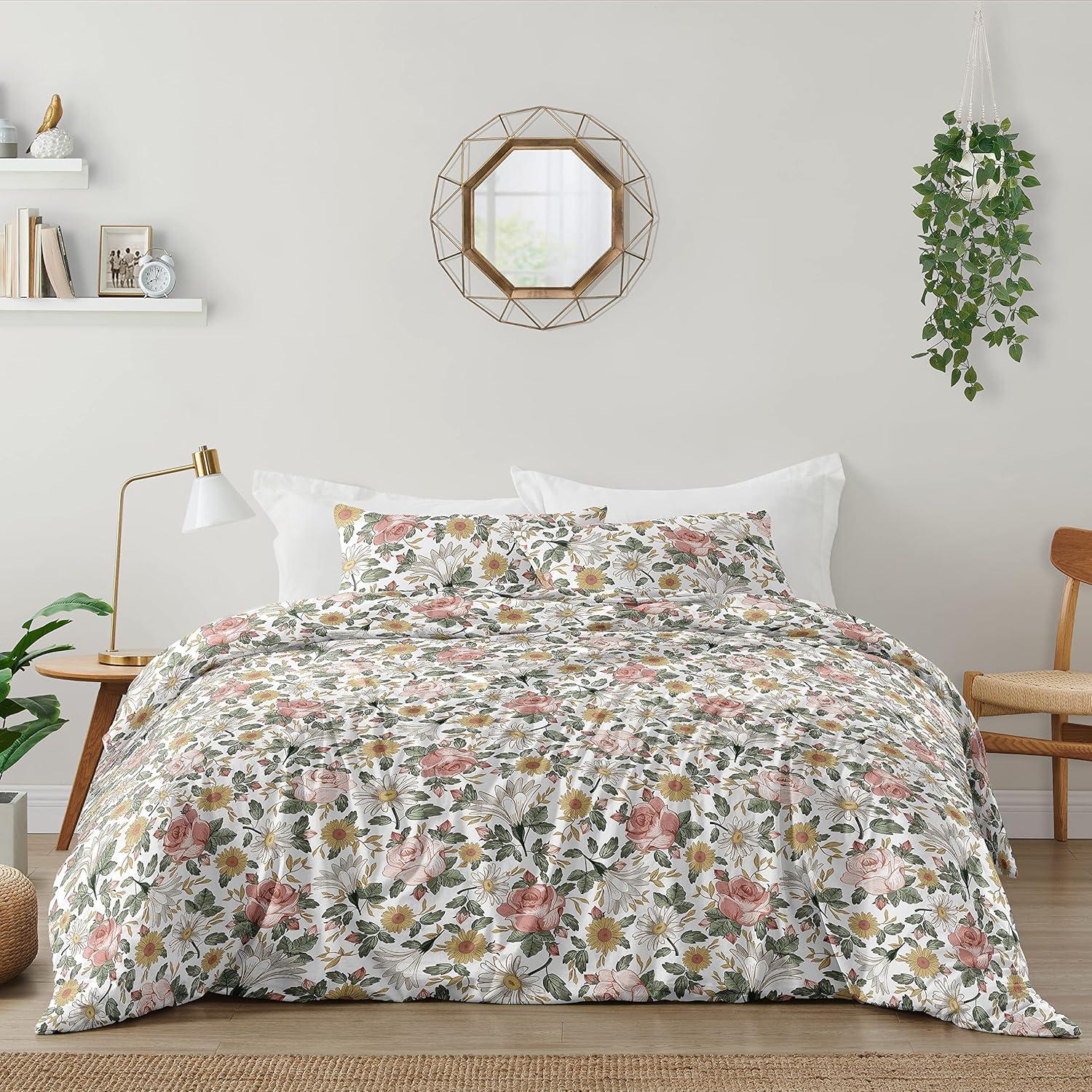 Vintage Floral Comforter Set