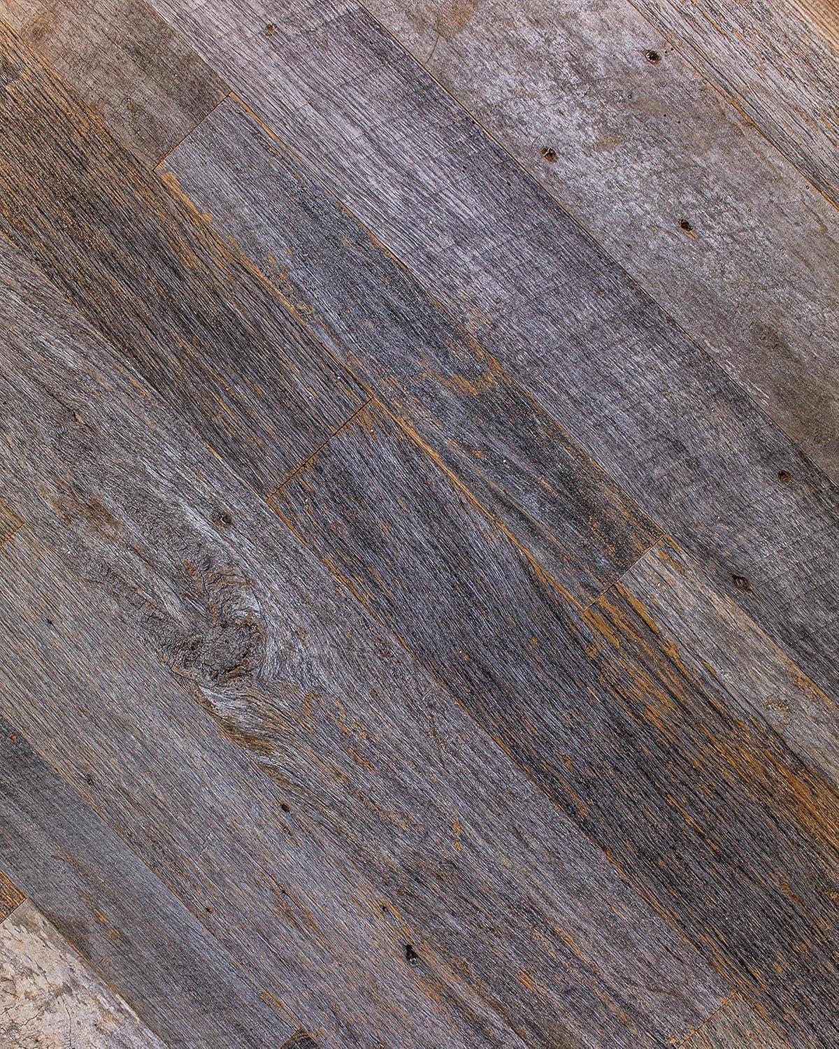 Vintage Harvest Reclaimed Lumber Variable Length Barnwood Wall Paneling in Gray