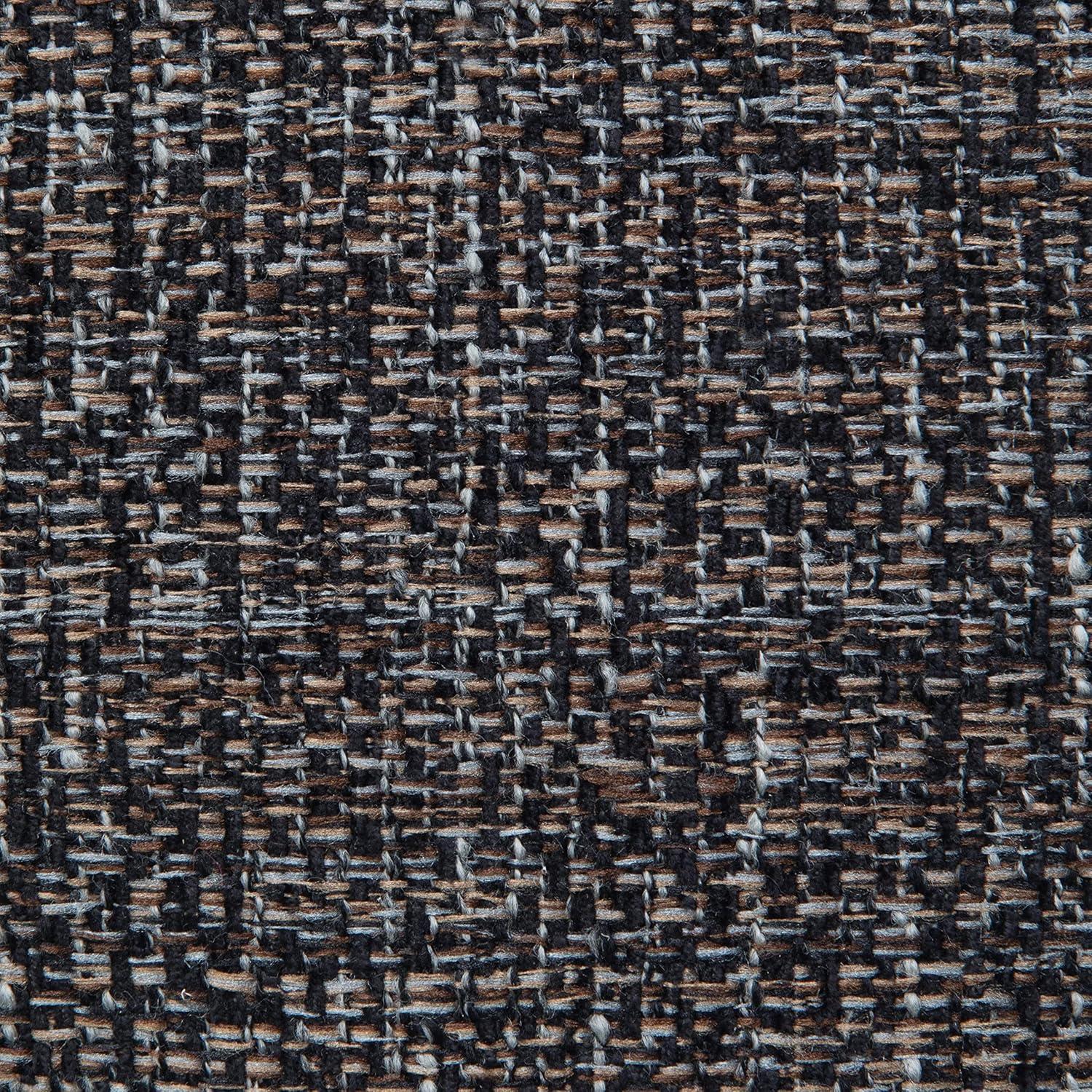 Simpli Home Owen 34"W Upholstered Coffee Table Storage Ottoman with Lift Top and Solid Wood Legs