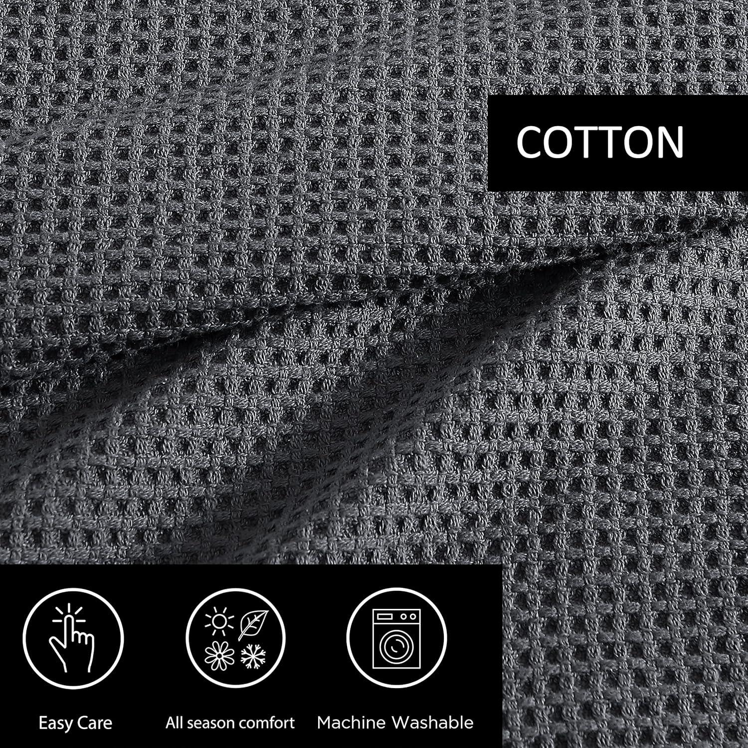 Vera Wang Vera Wang Waffleweave Cotton Blanket