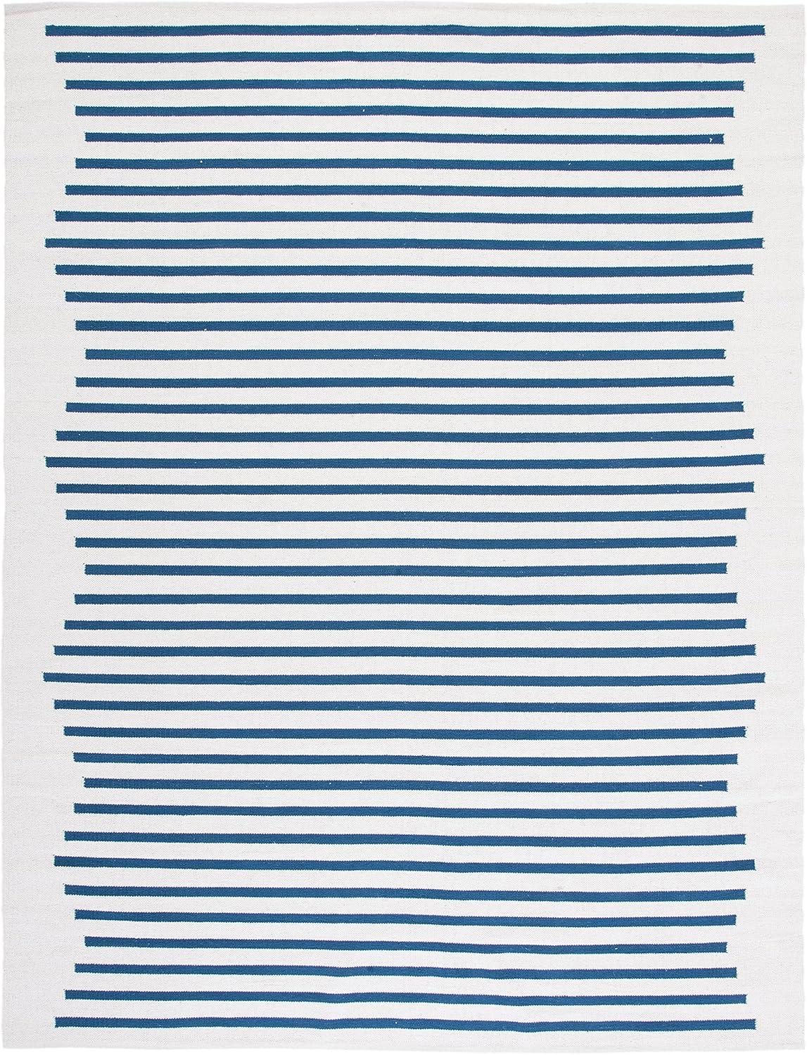 Montauk MTK712 Hand Woven Indoor Area Rug - Blue/Ivory - 8'x10' - Safavieh