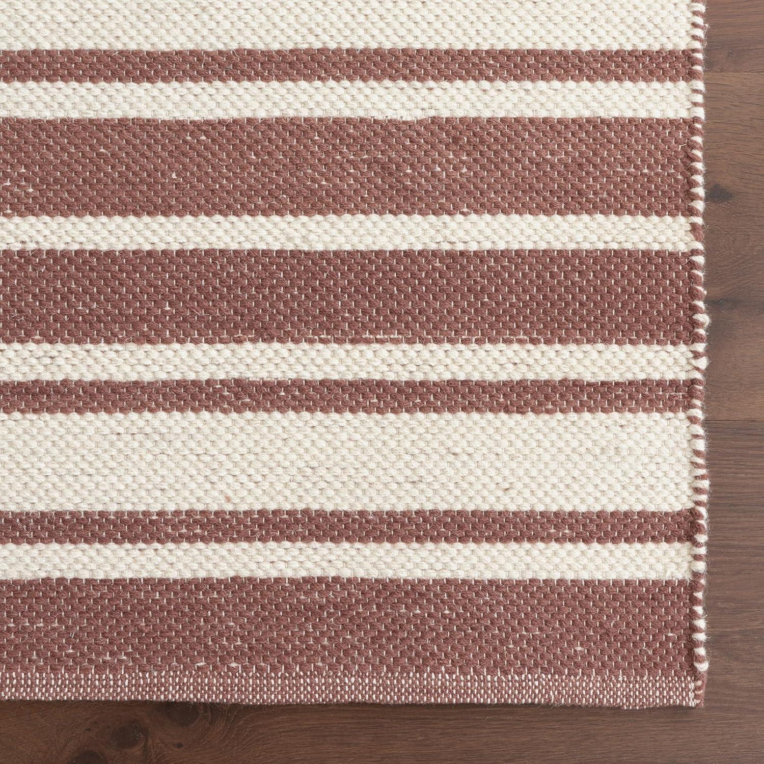 Frenshe Interiors x Rugs USA Frenshe Interiors x Rugs USA Bowery Striped Wool Area Rug