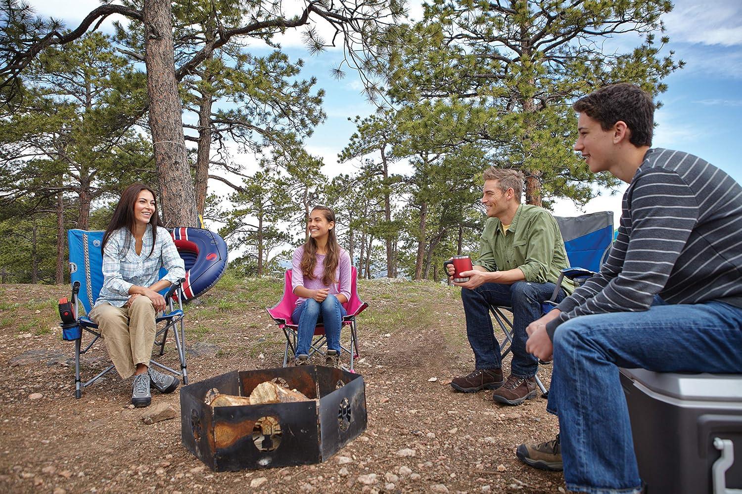 Coleman® Big-N-Tall Adult Quad Camping Chair, Blue