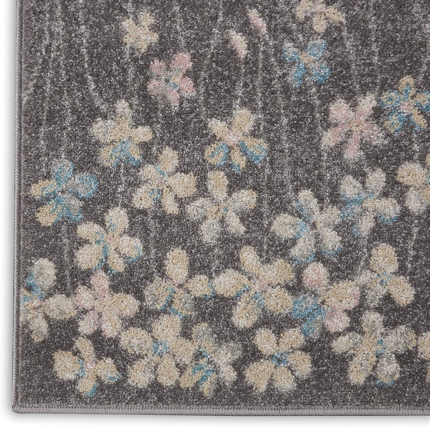 Nourison Tranquil Bohemian Botanical Bloom Area Rug