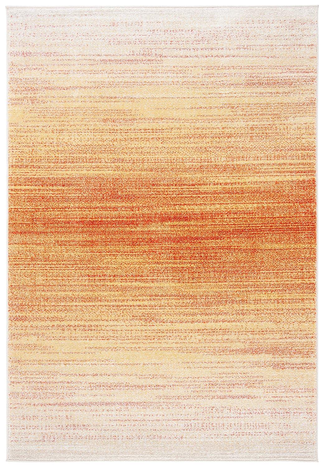 Adirondack ADR142 Machine Made Indoor Area Rug - Orange/Red - 5'-1"x7'-6" - Safavieh