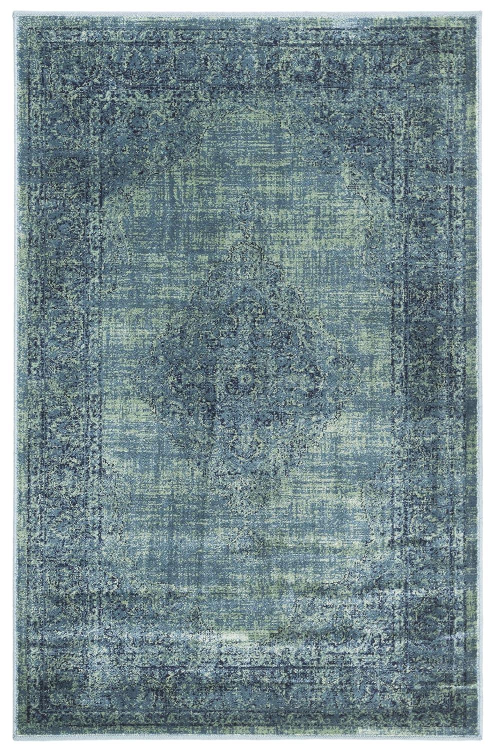 SAFAVIEH Vintage Kynaston Traditional Area Rug, Turquoise/Multi, 2' x 3'