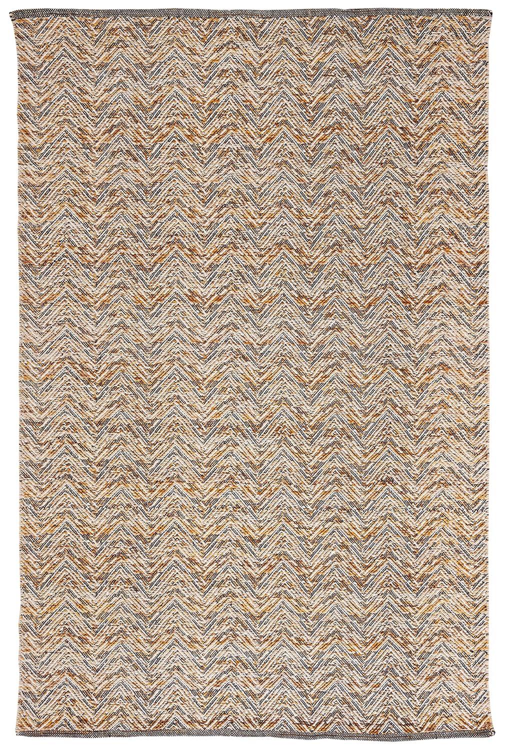 Kilim KLM729 Flat Weave Area Rug - Gold/Black - 5'x8' - Safavieh