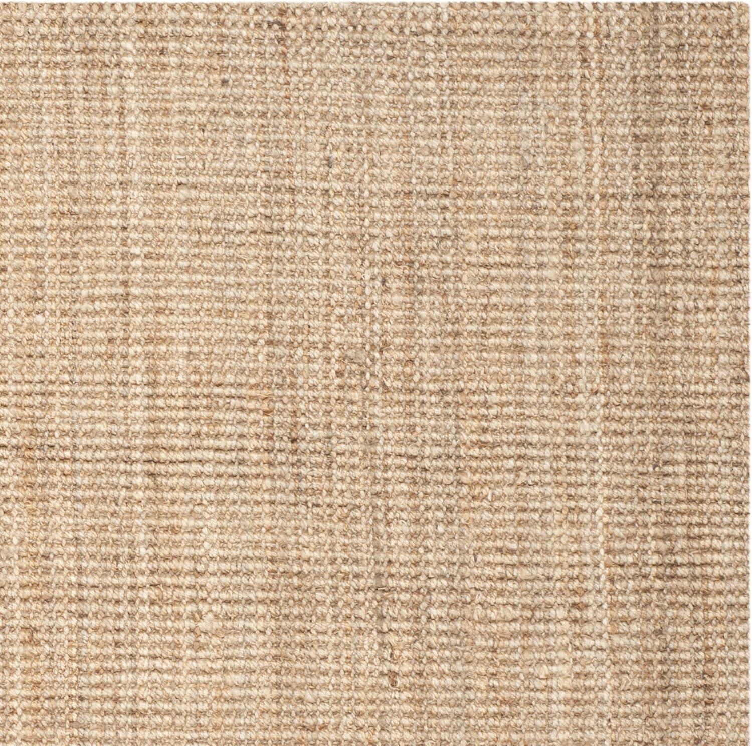 SAFAVIEH Natural Fiber Milica Braided Jute Area Rug, Natural, 4' x 4' Square